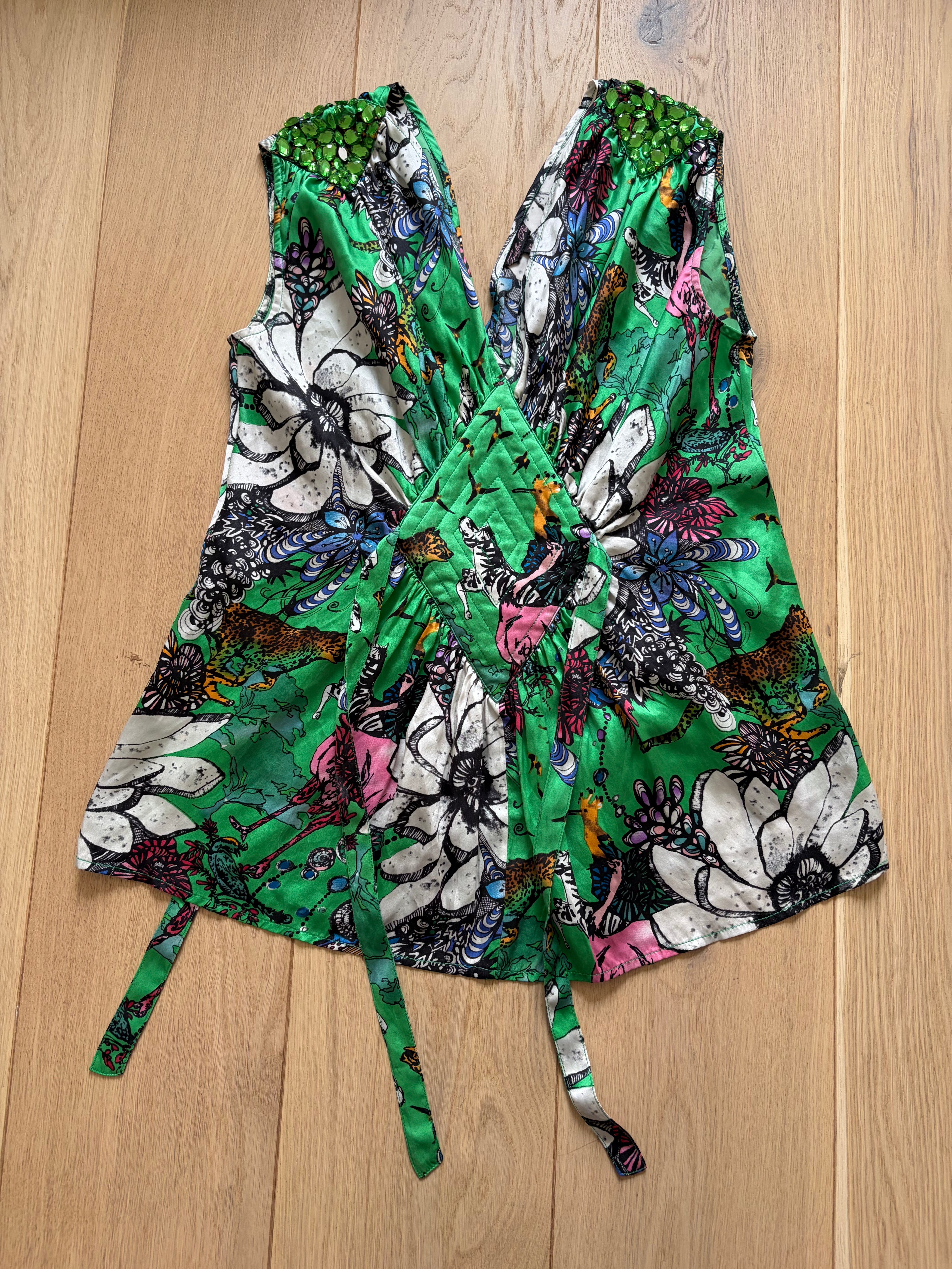 Italien Vintage Silk Tank
