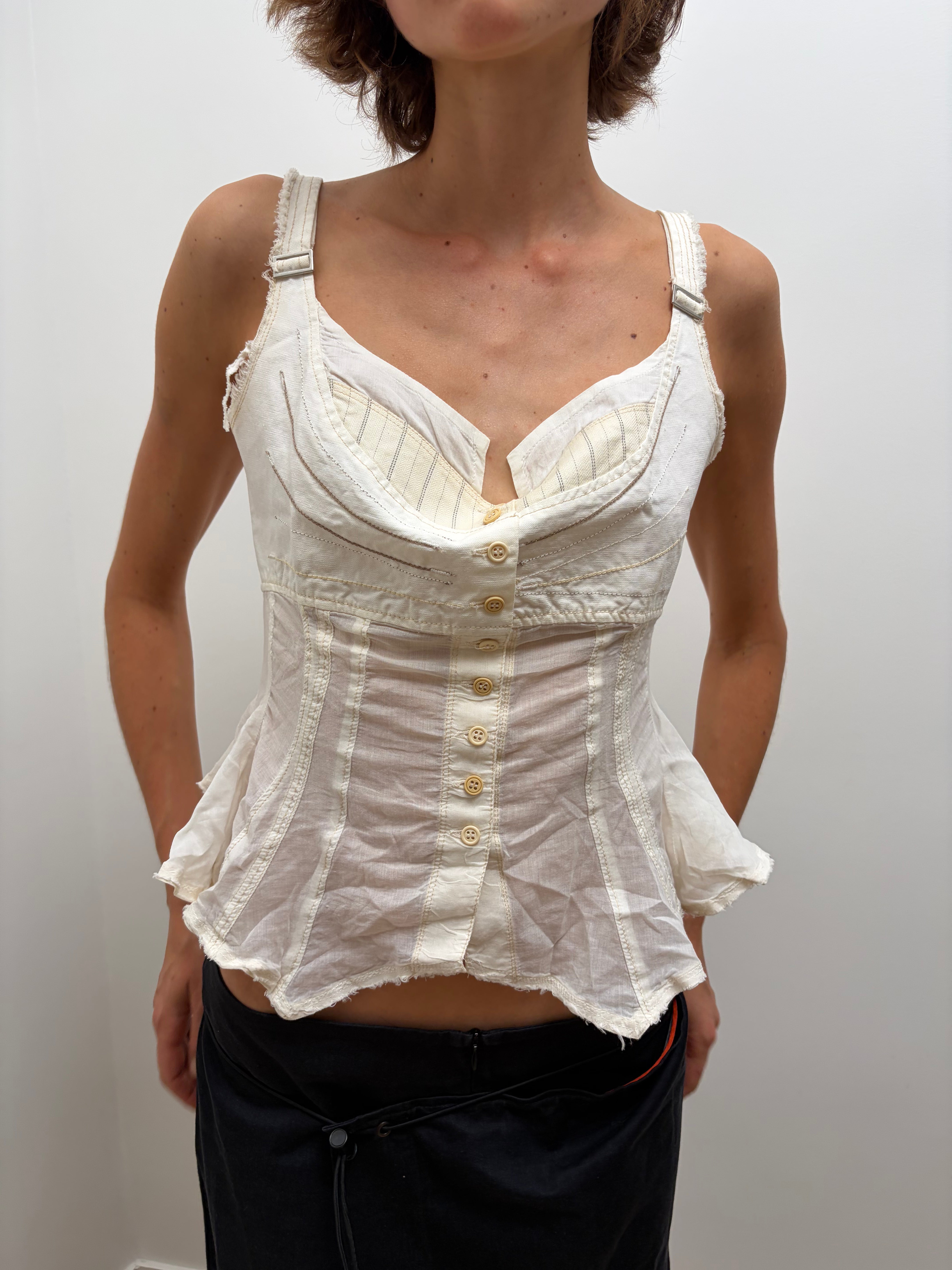 Marithé François Girbaud Corset Top