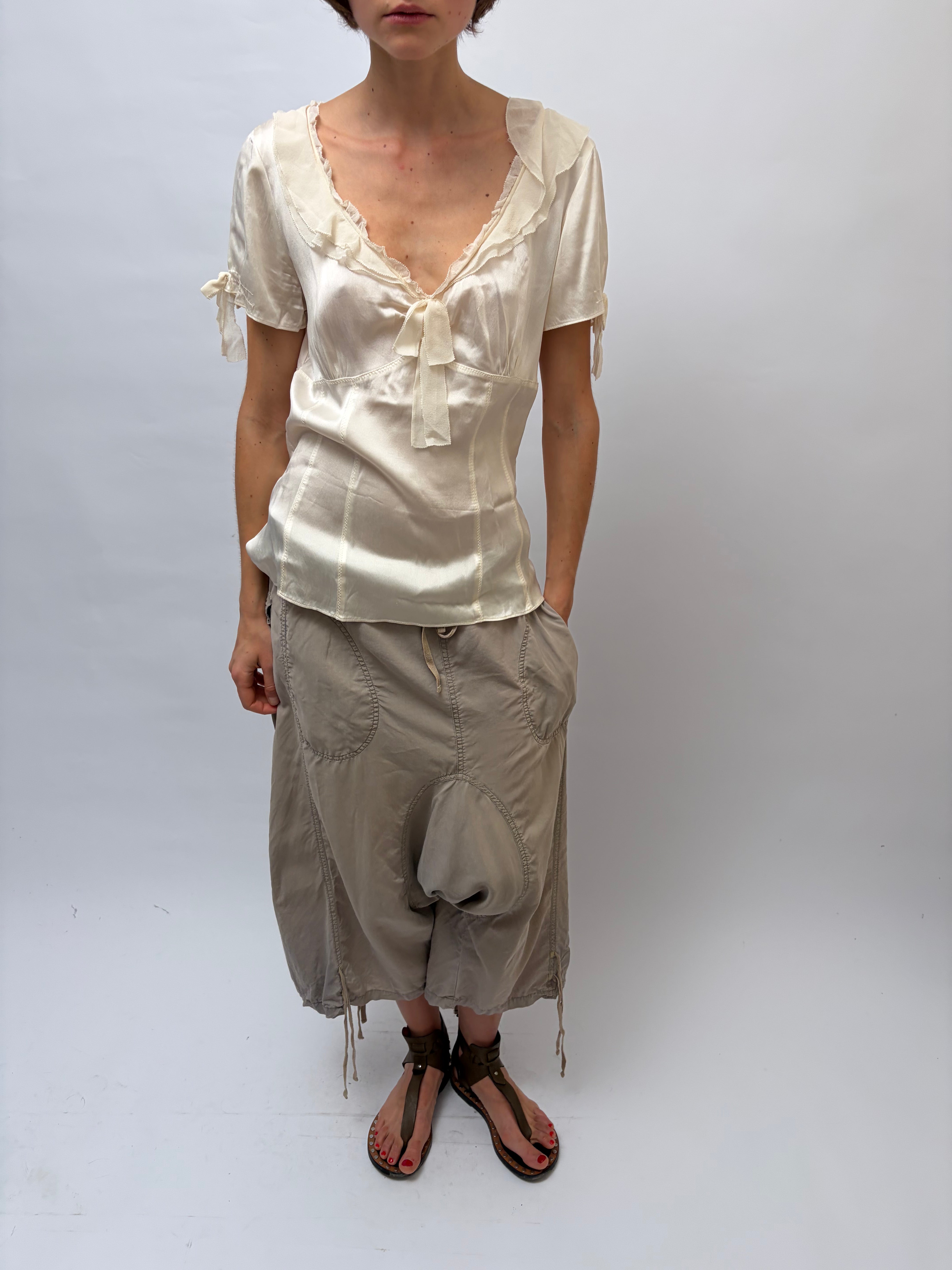 Italien Vintage Silk Top