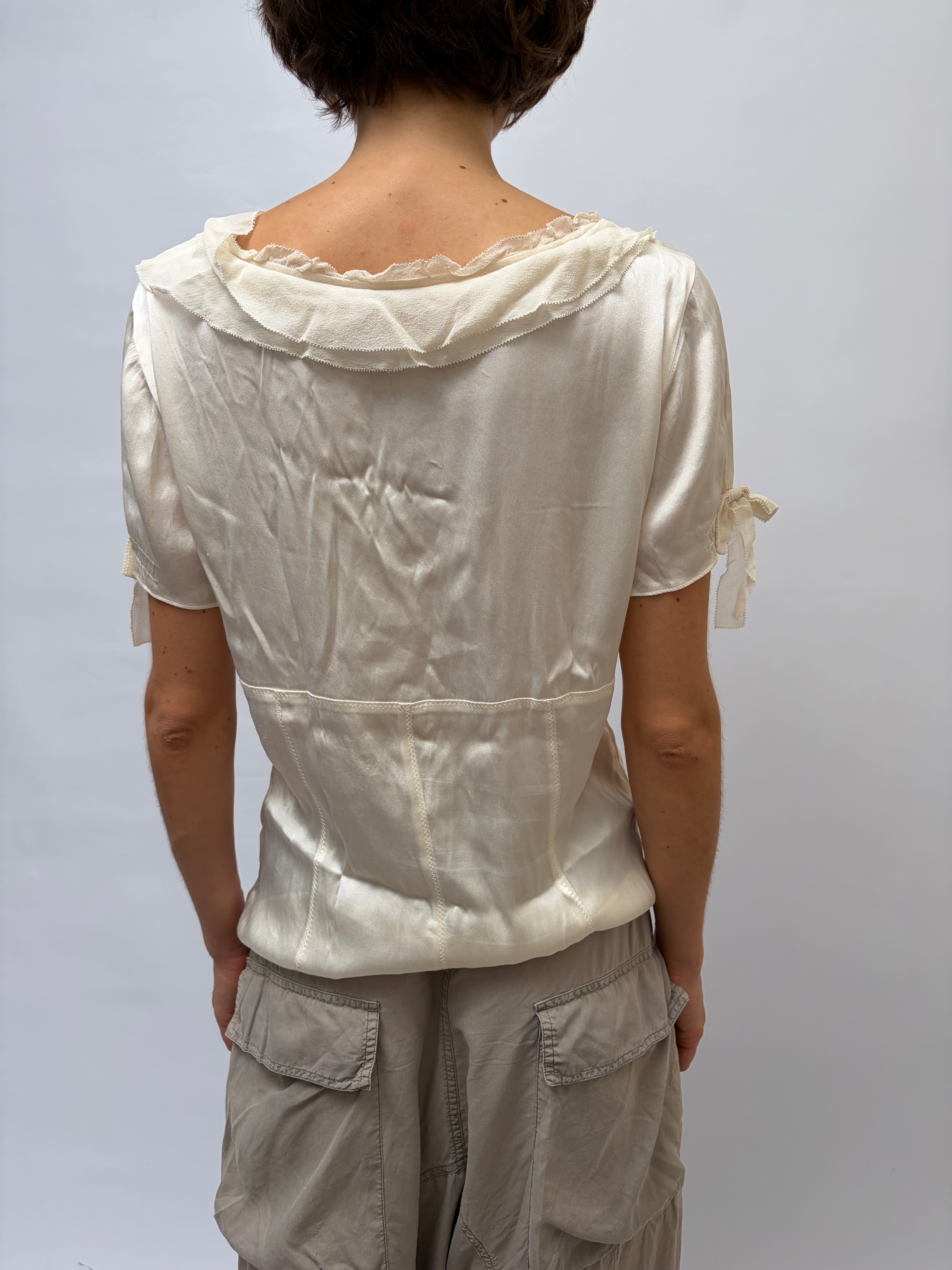 Italien Vintage Silk Top