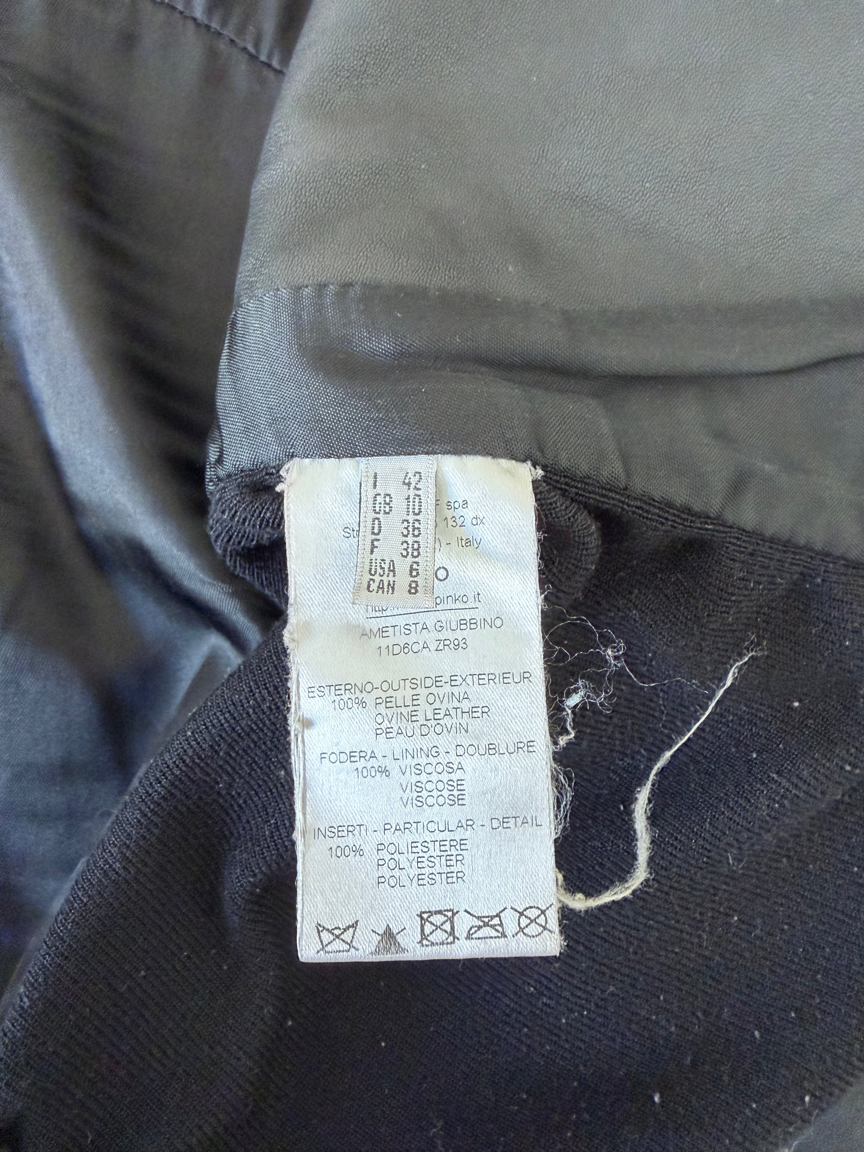 Pinko Leather Jacket