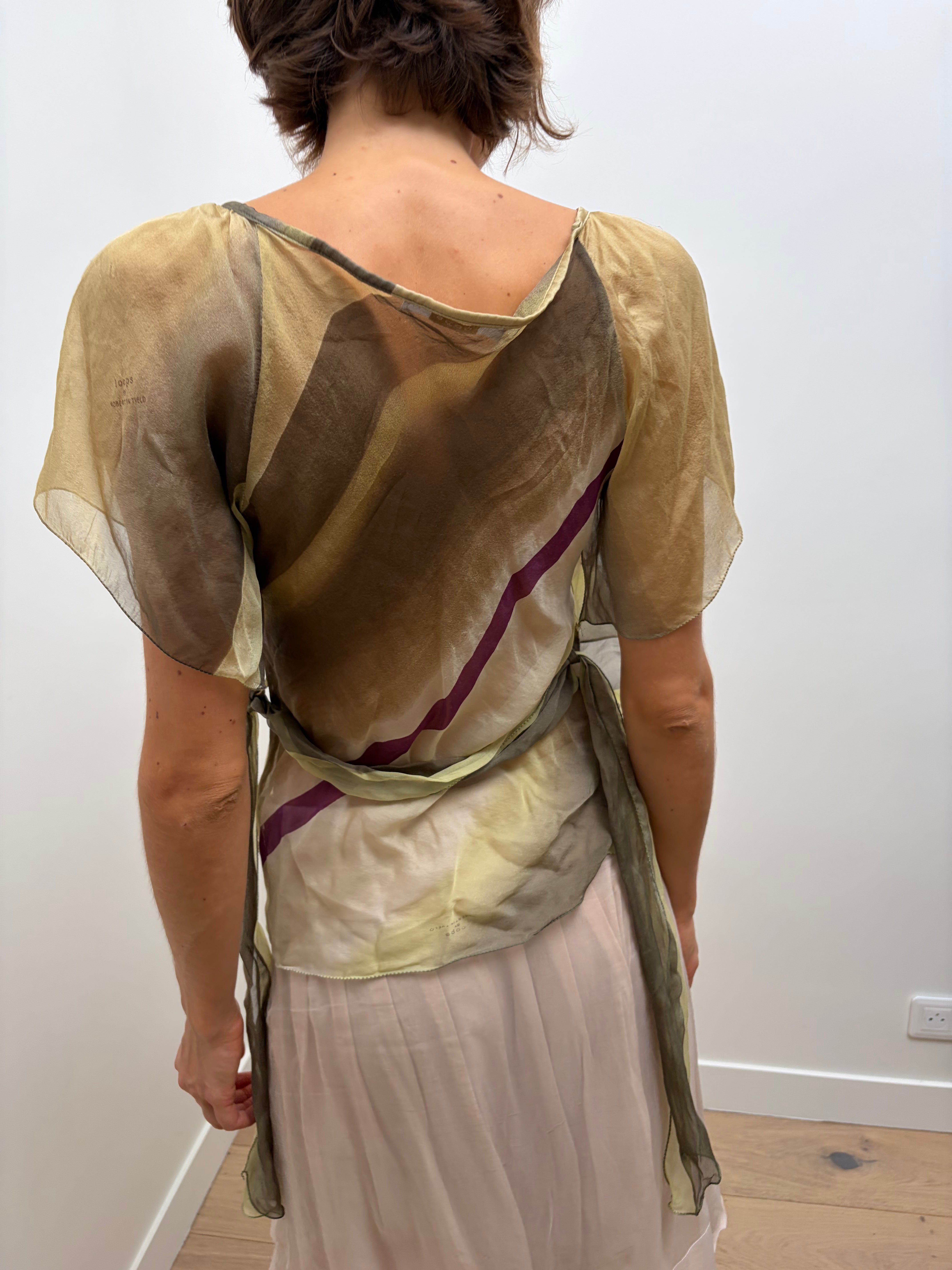 Italien Vintage Silk Top