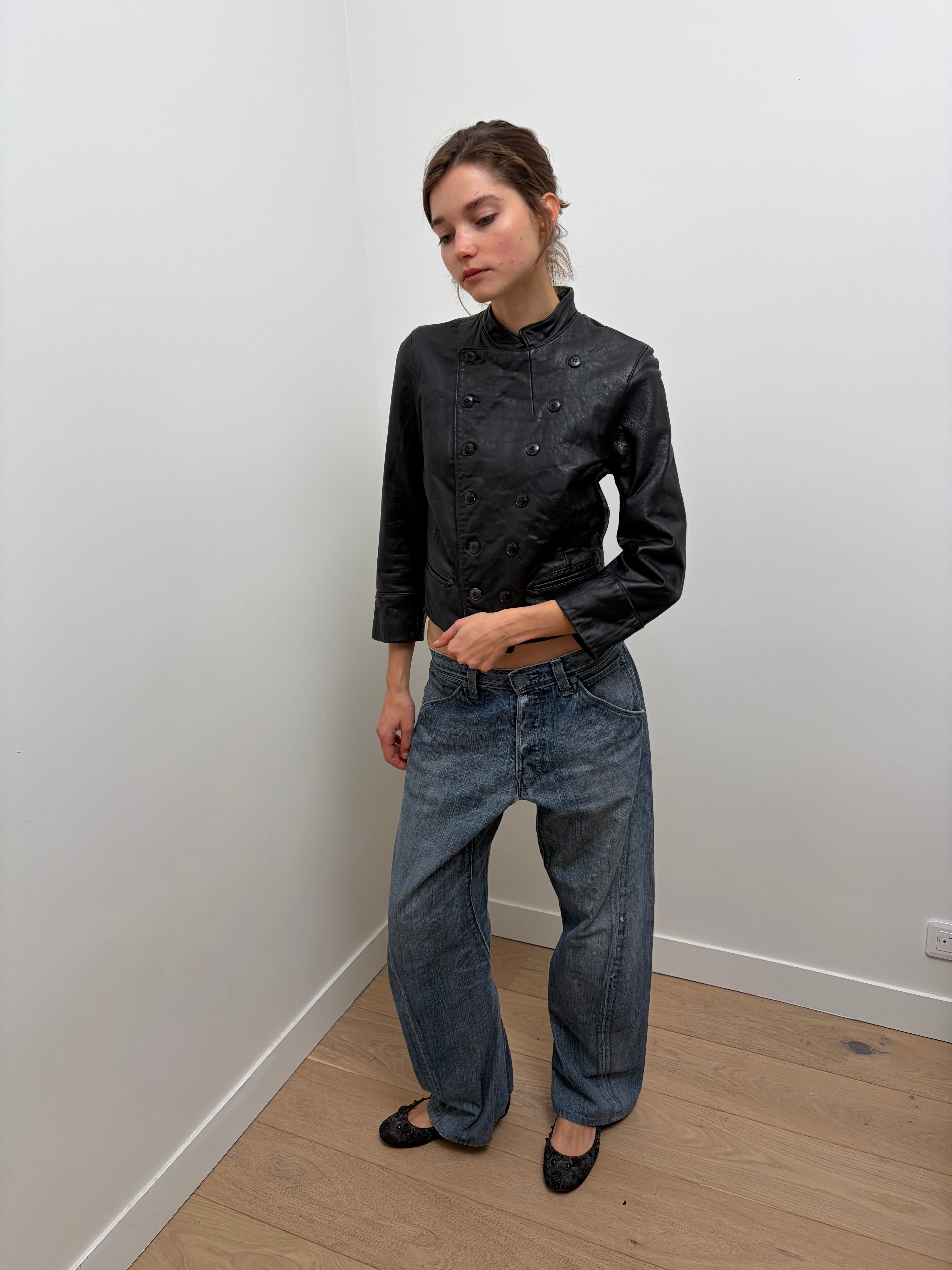 Agnès B Vintage Leather Jacket