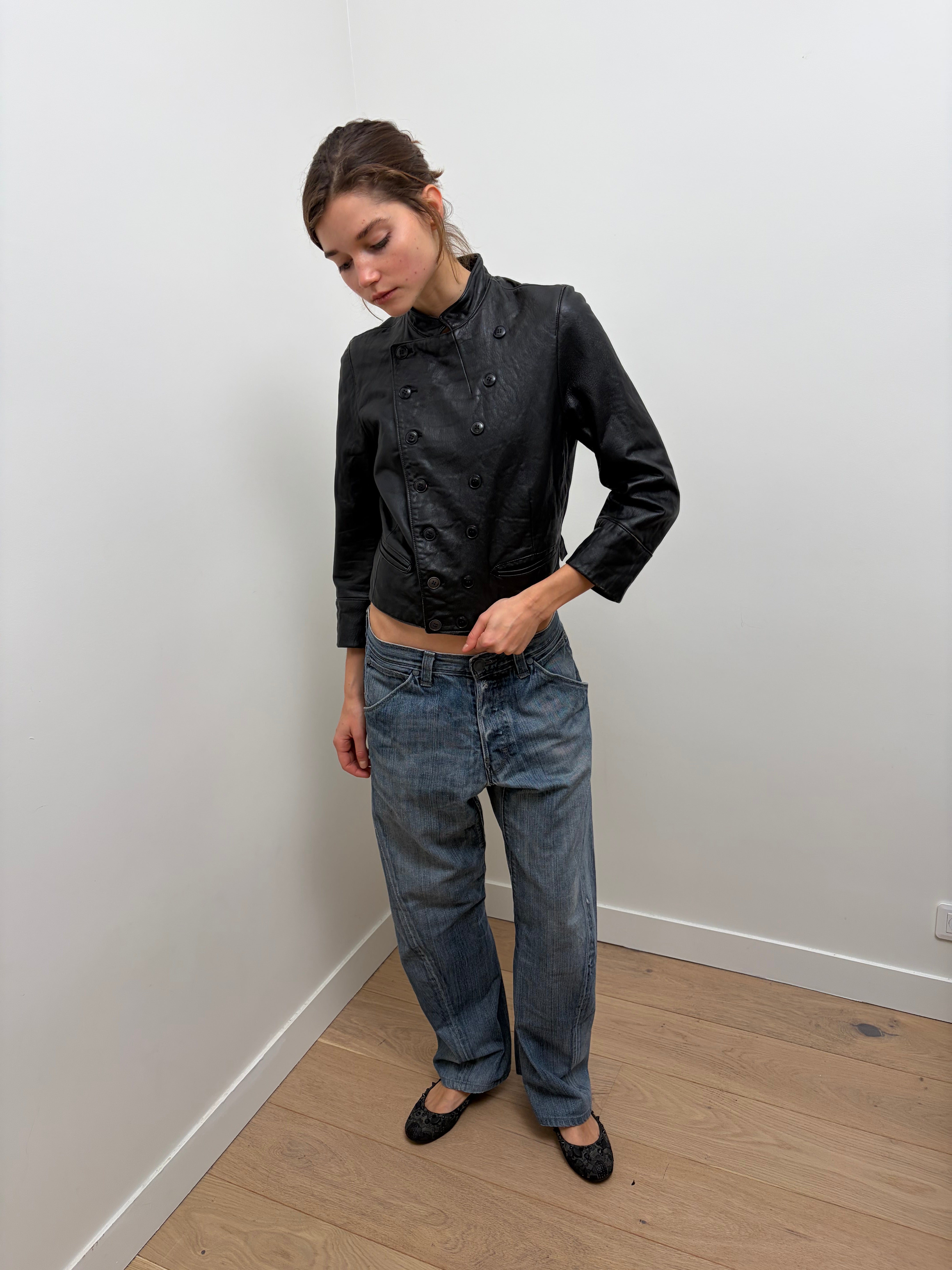 Agnès B Vintage Leather Jacket