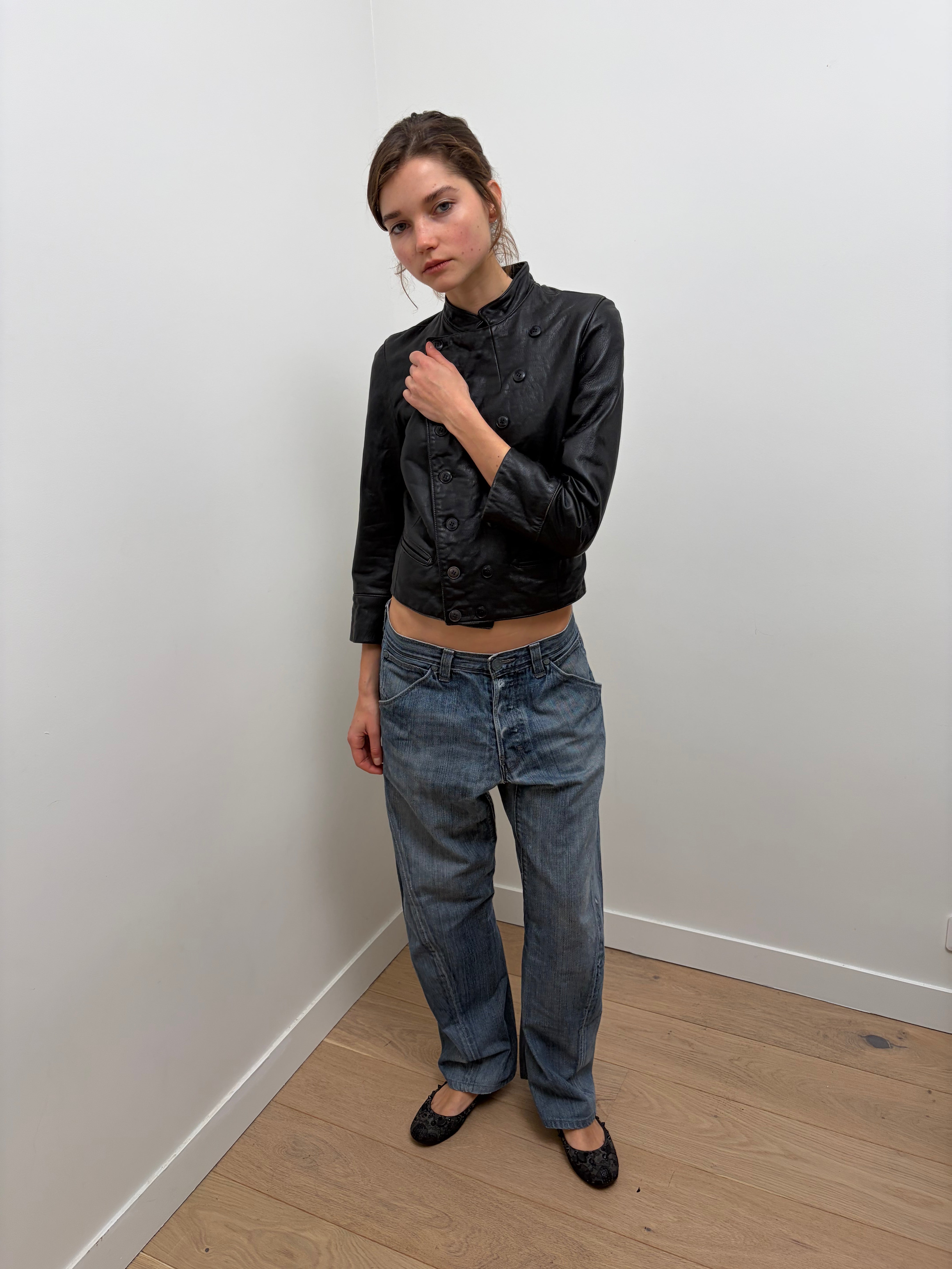 Agnès B Vintage Leather Jacket