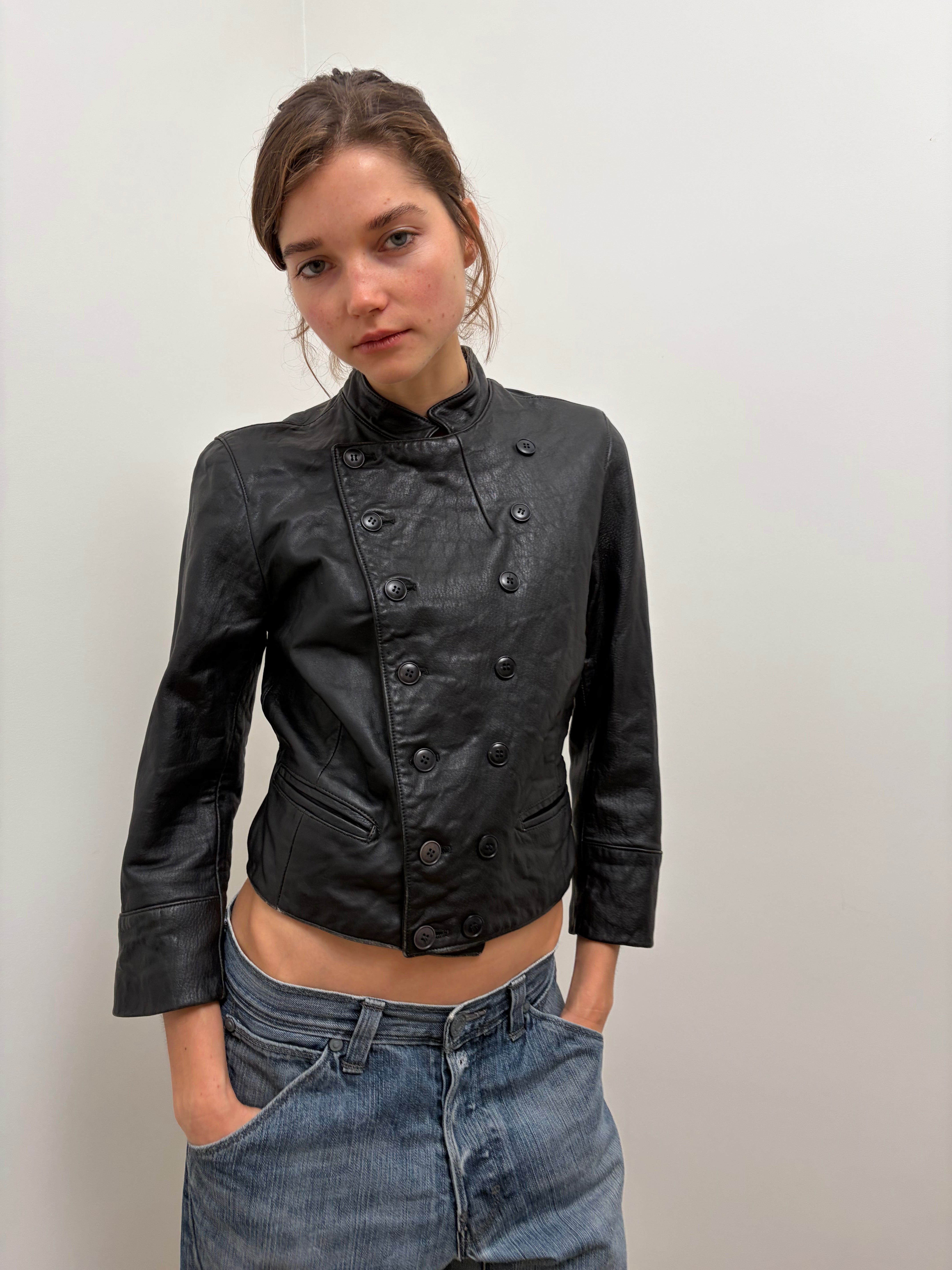 Agnès B Vintage Leather Jacket