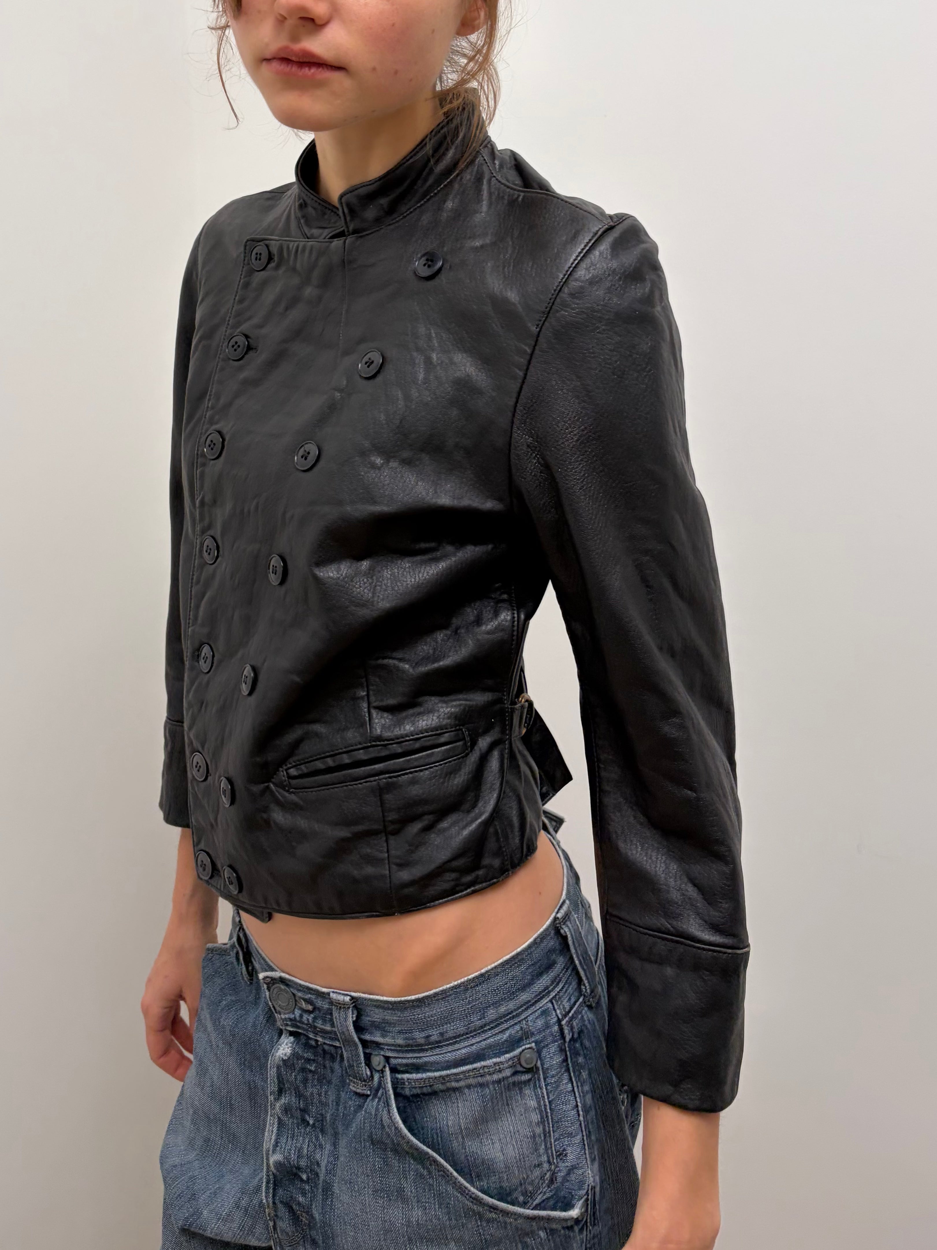 Agnès B Vintage Leather Jacket