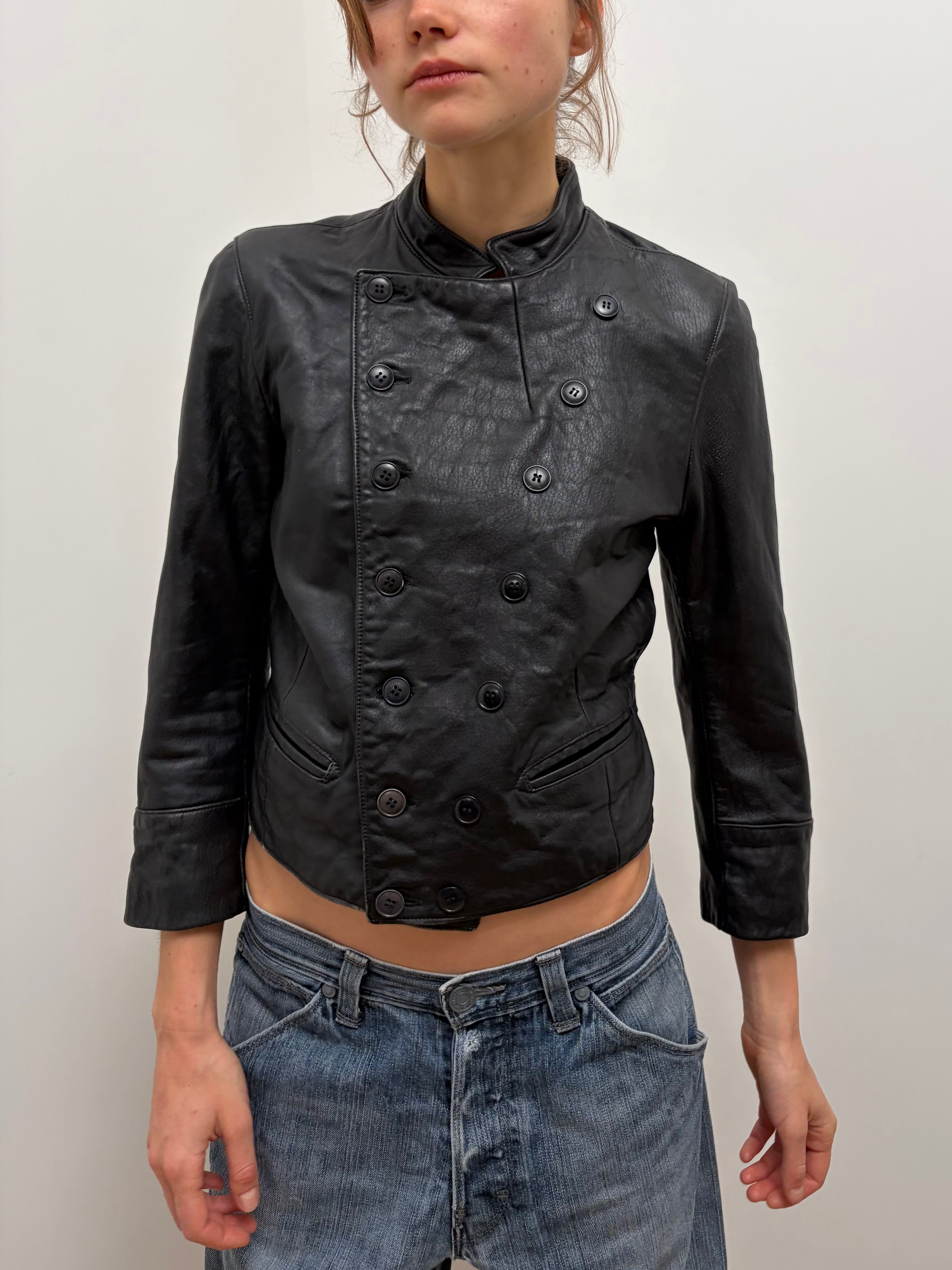 Agnès B Vintage Leather Jacket