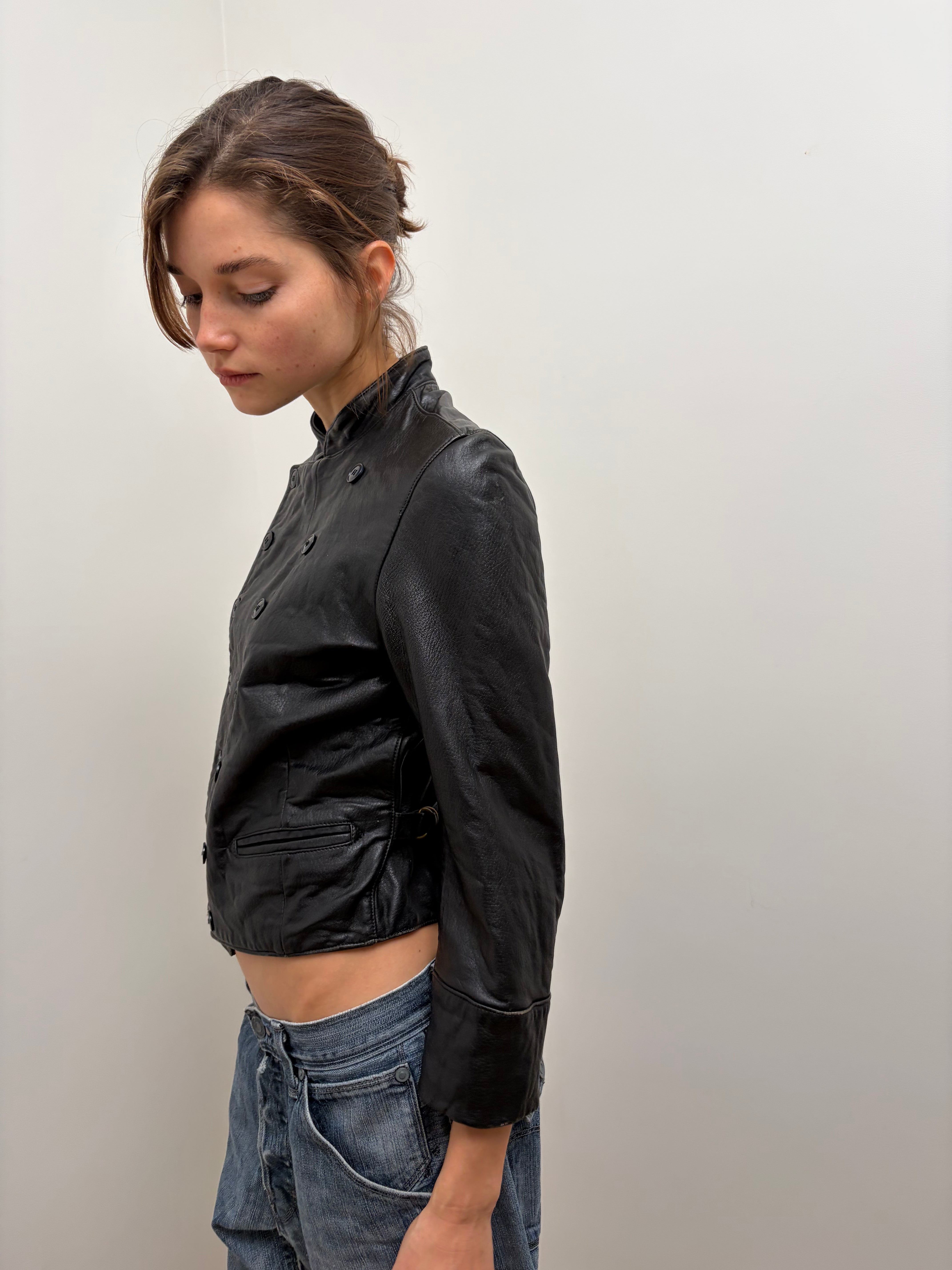 Agnès B Vintage Leather Jacket