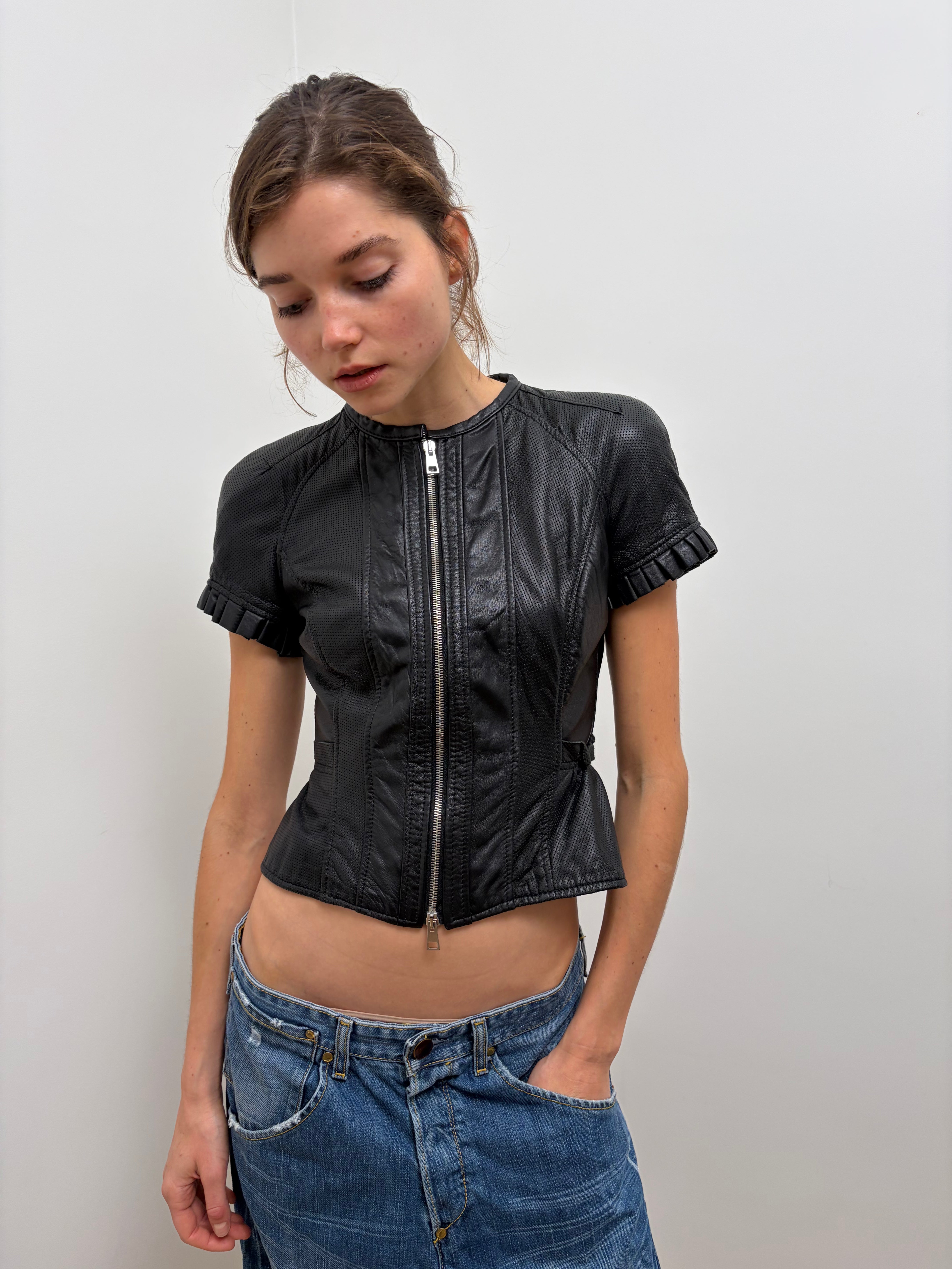 Italien Vintage Leather Jacket