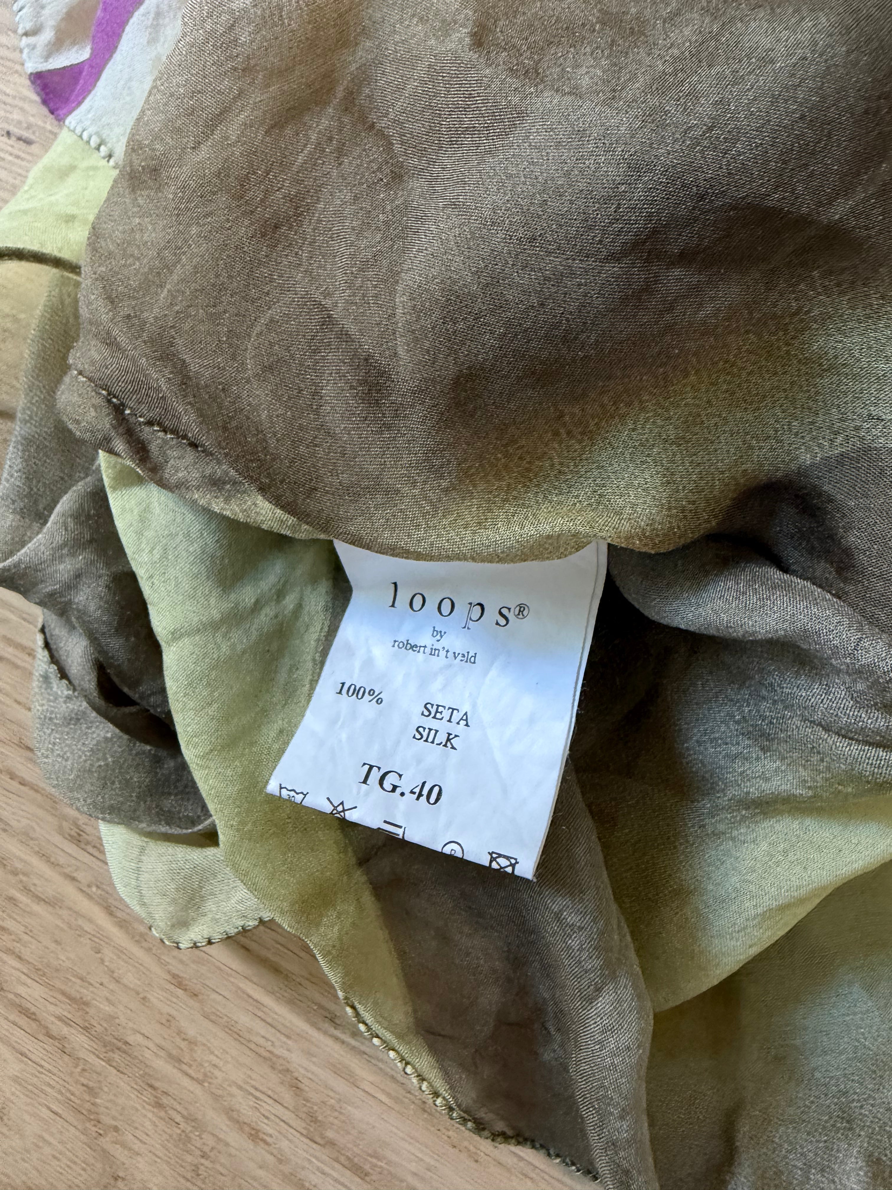 Italien Vintage Silk Top