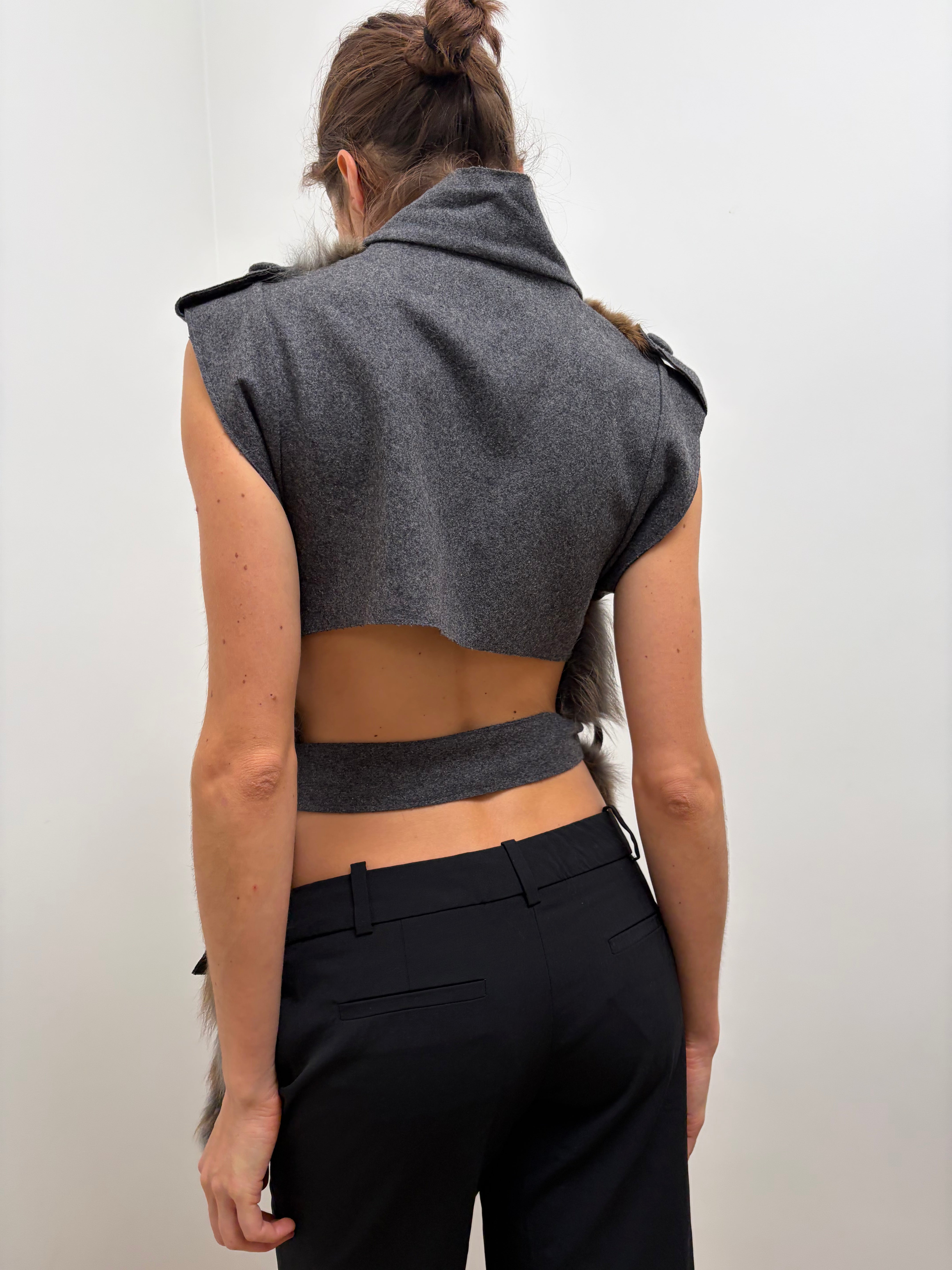Pinko Fur Vest