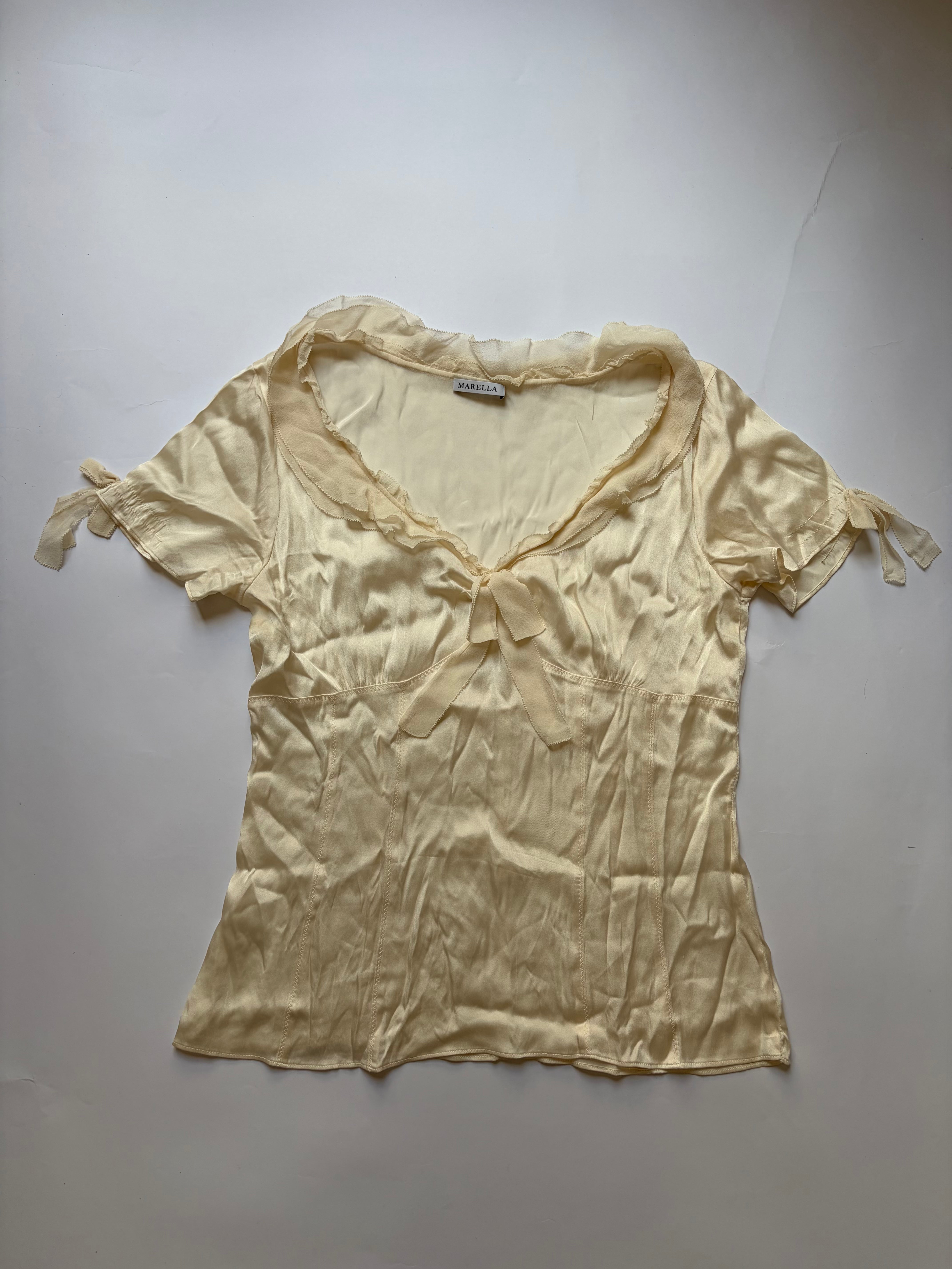 Italien Vintage Silk Top