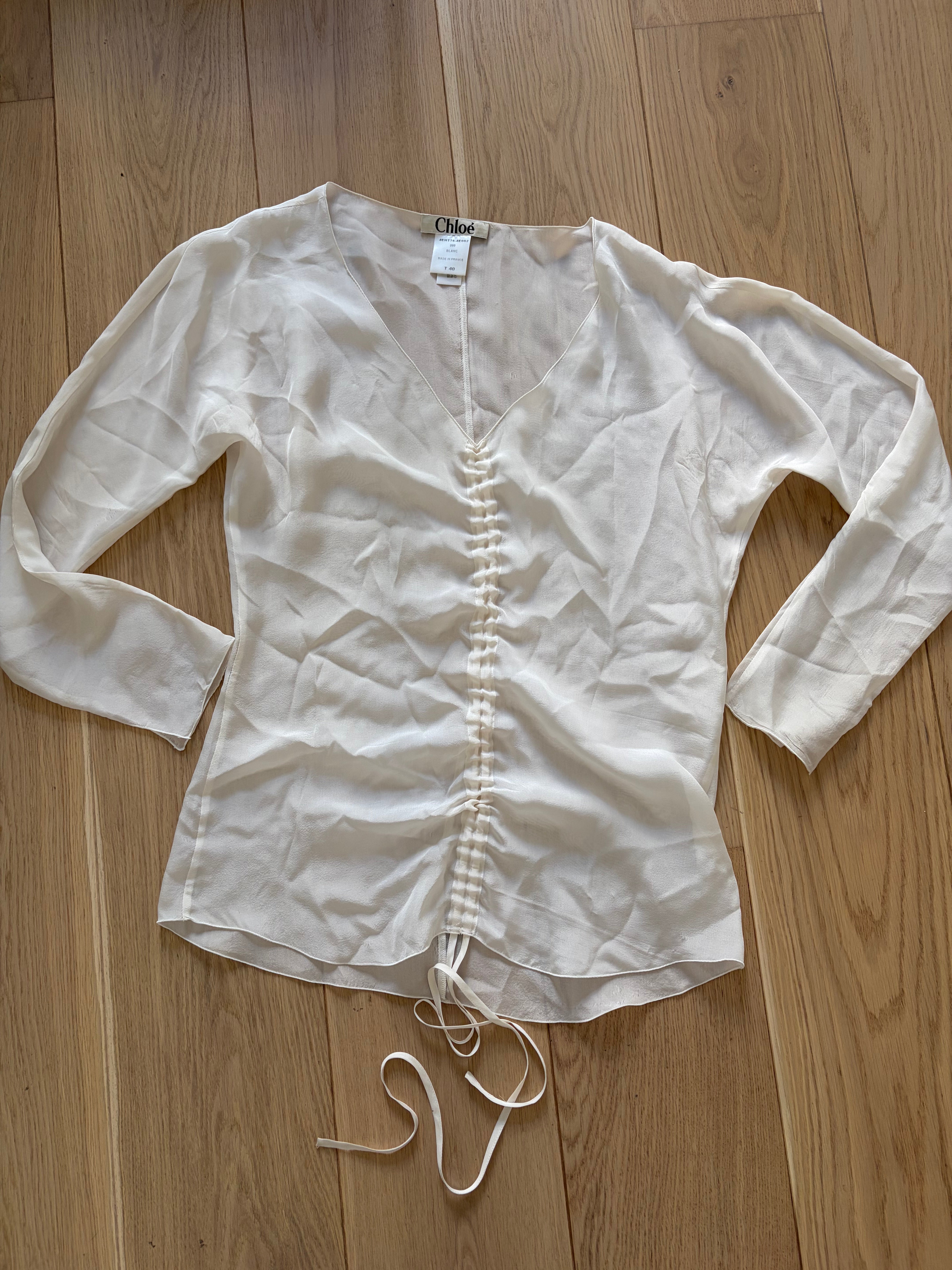Chloé 2004 S/S Silk Top