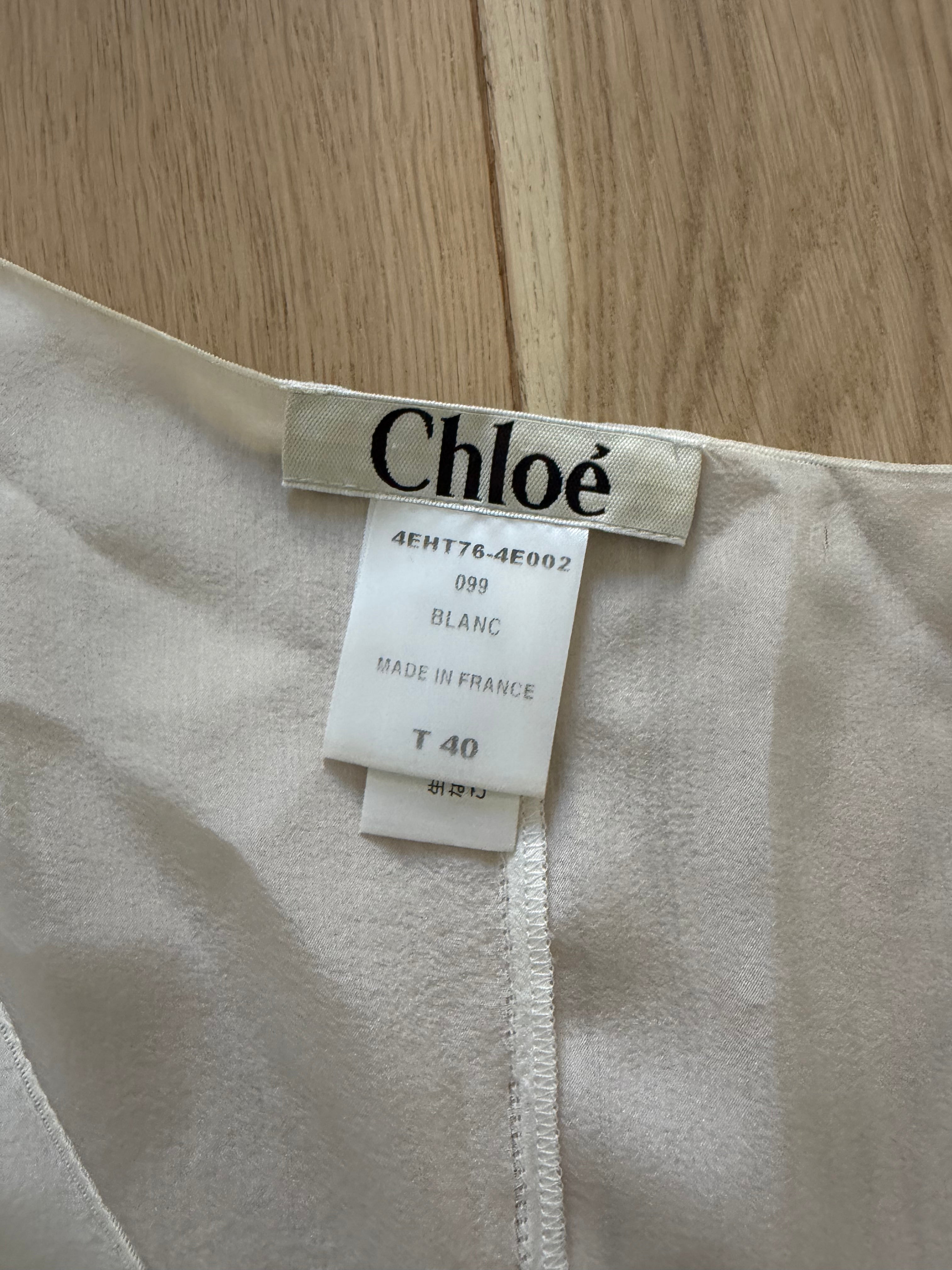 Chloé 2004 S/S Silk Top