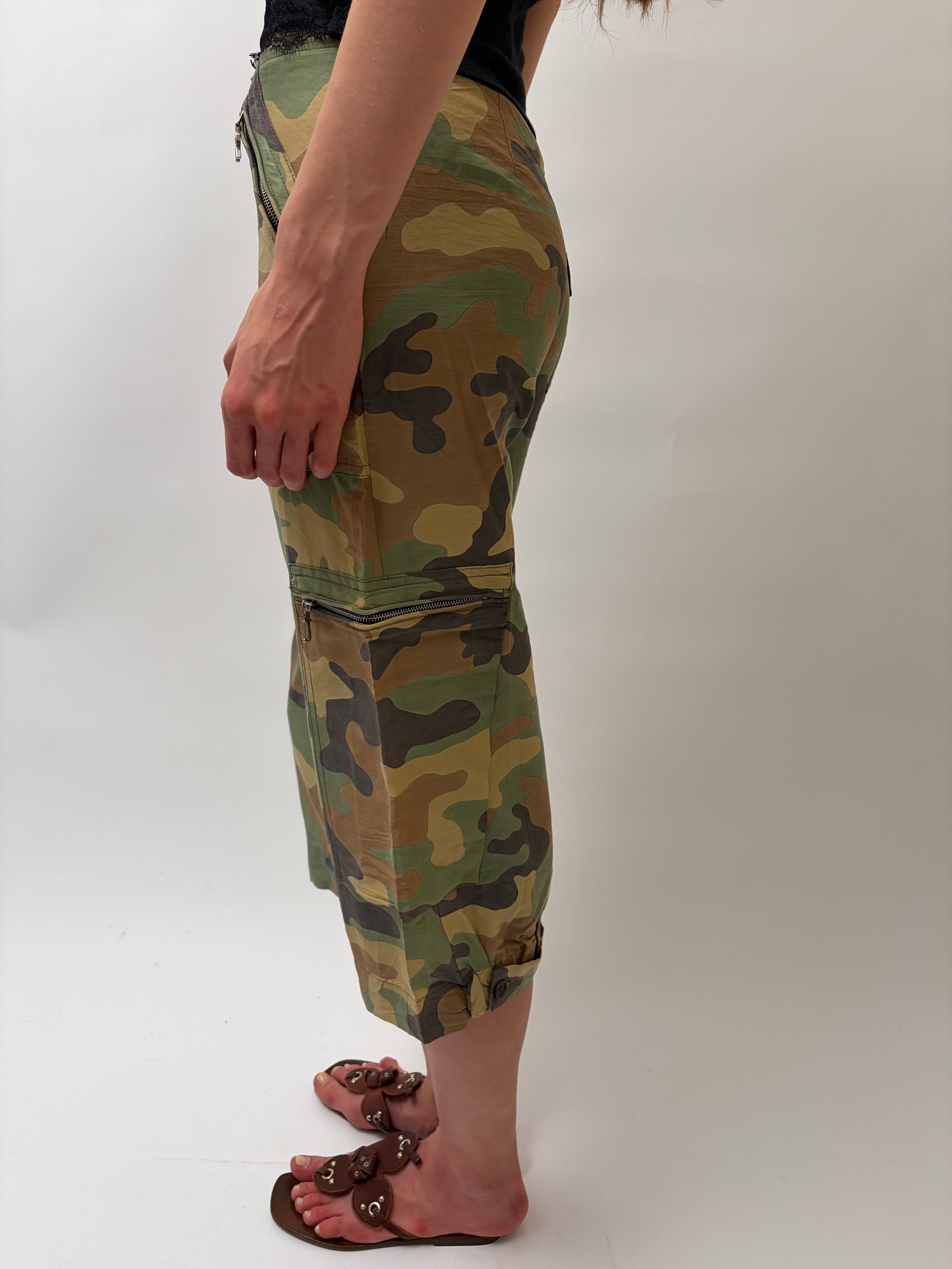 John Richmond Camo Capri