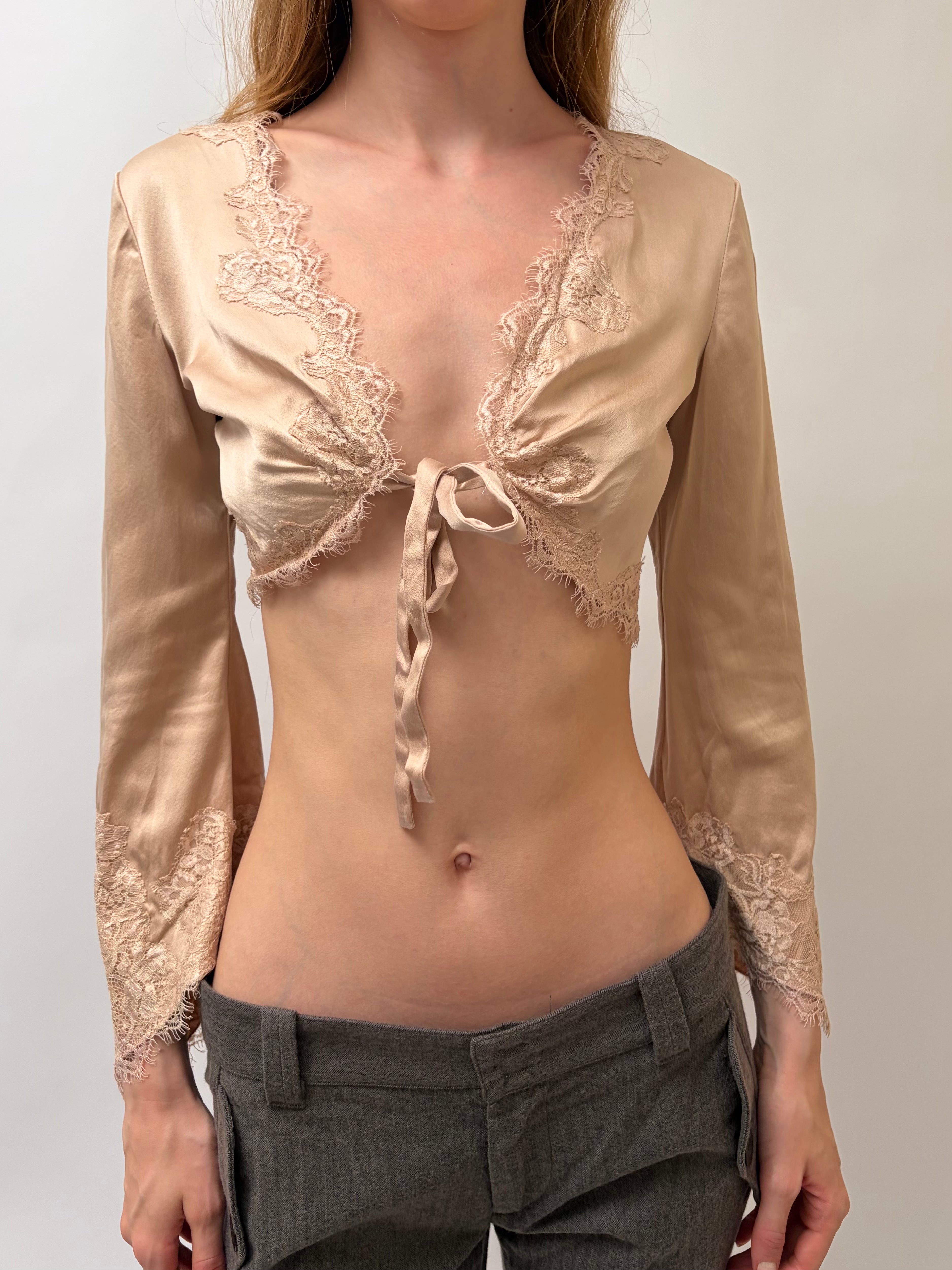 Italien Vintage Silk Bolero