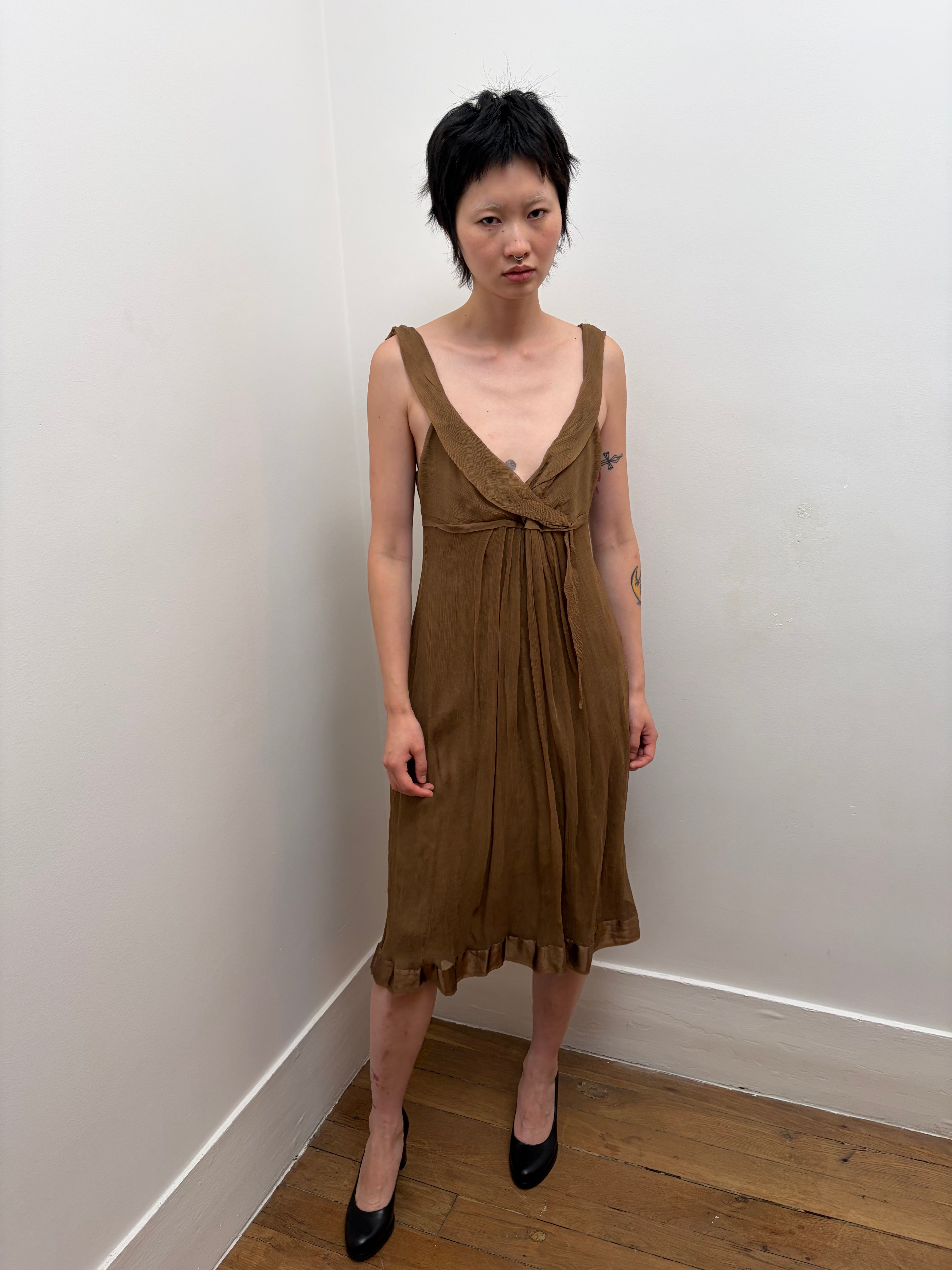 Italien Vintage Silk Dress