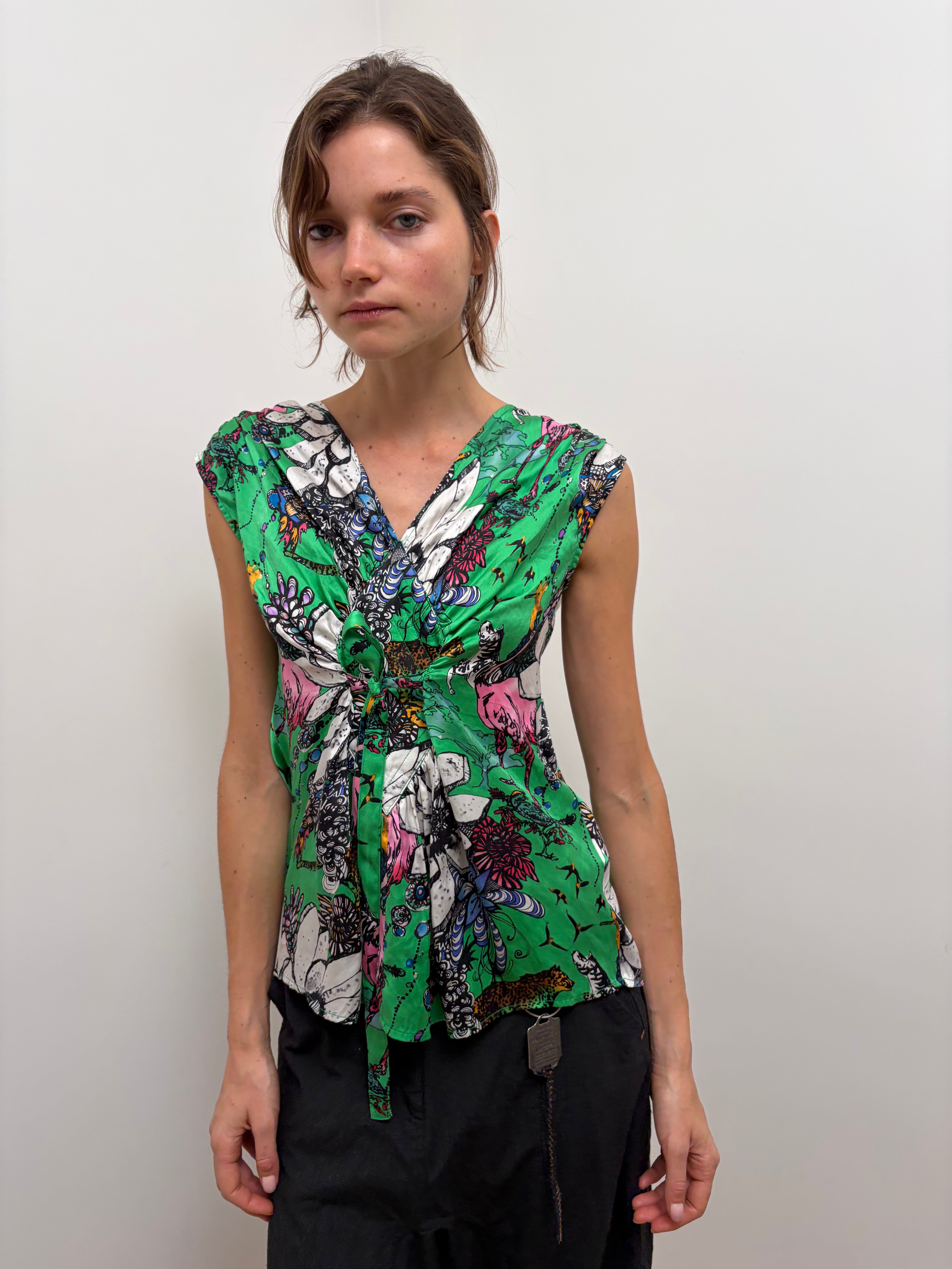 Italien Vintage Silk Tank