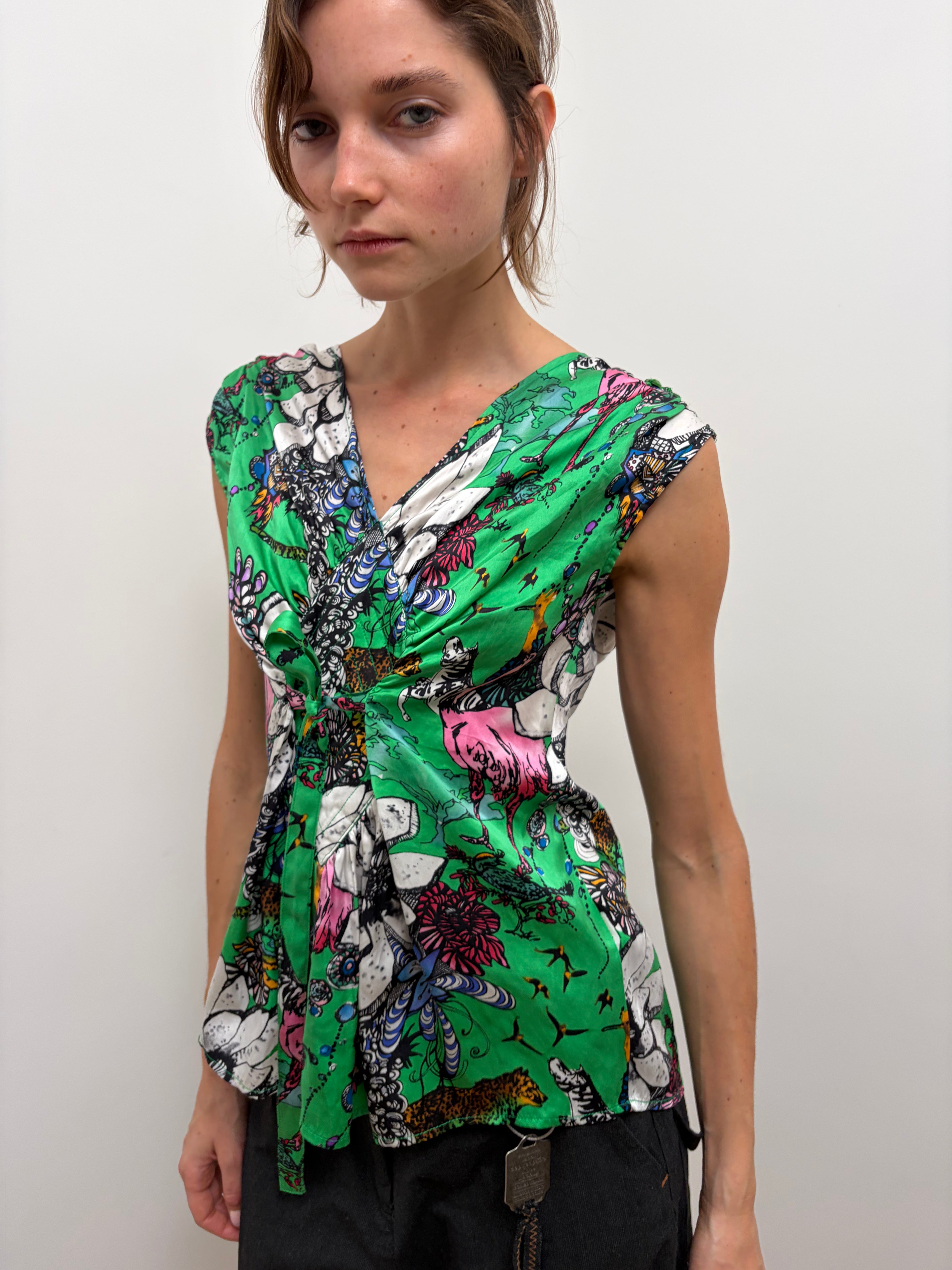 Italien Vintage Silk Tank