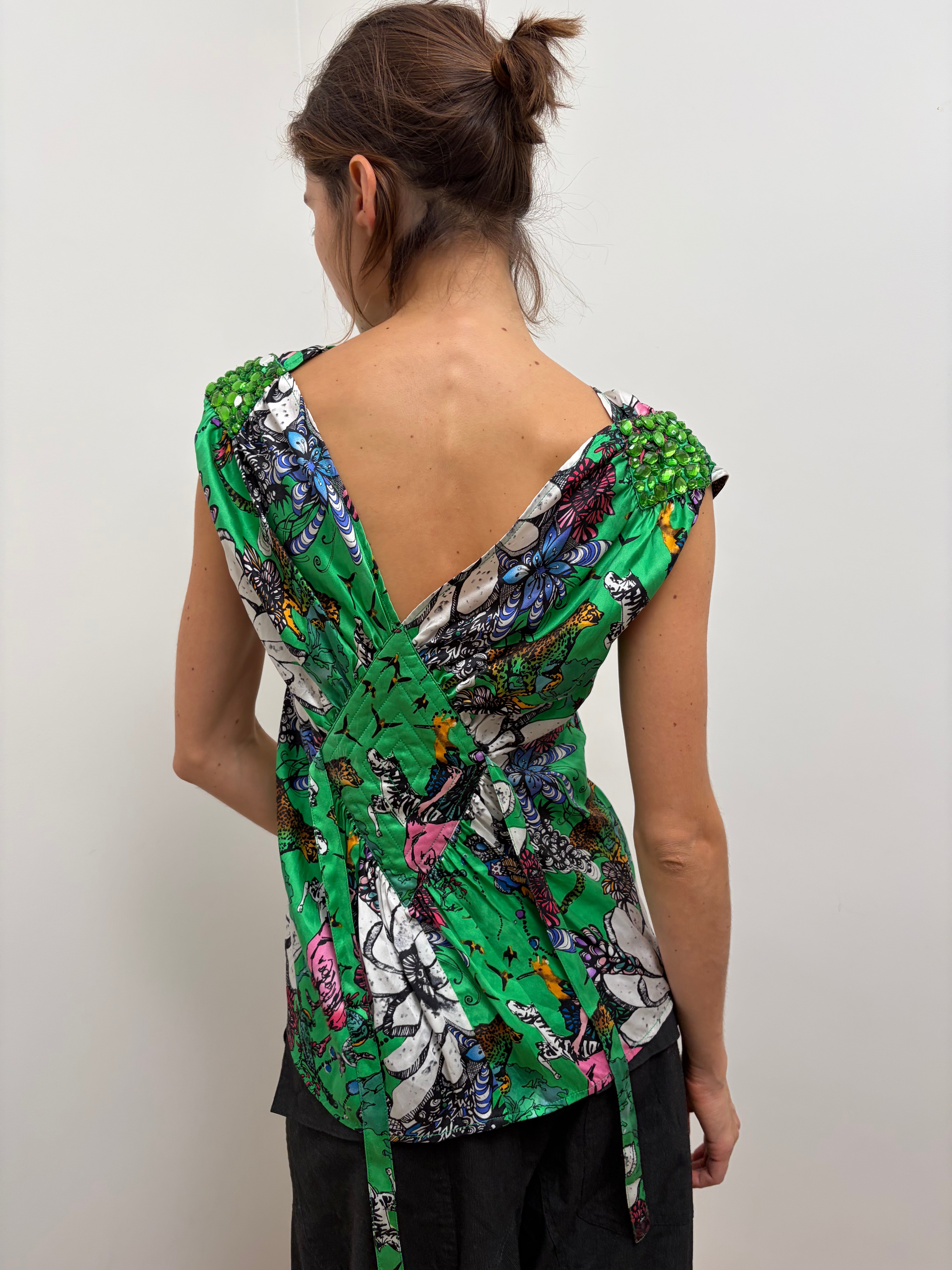 Italien Vintage Silk Tank