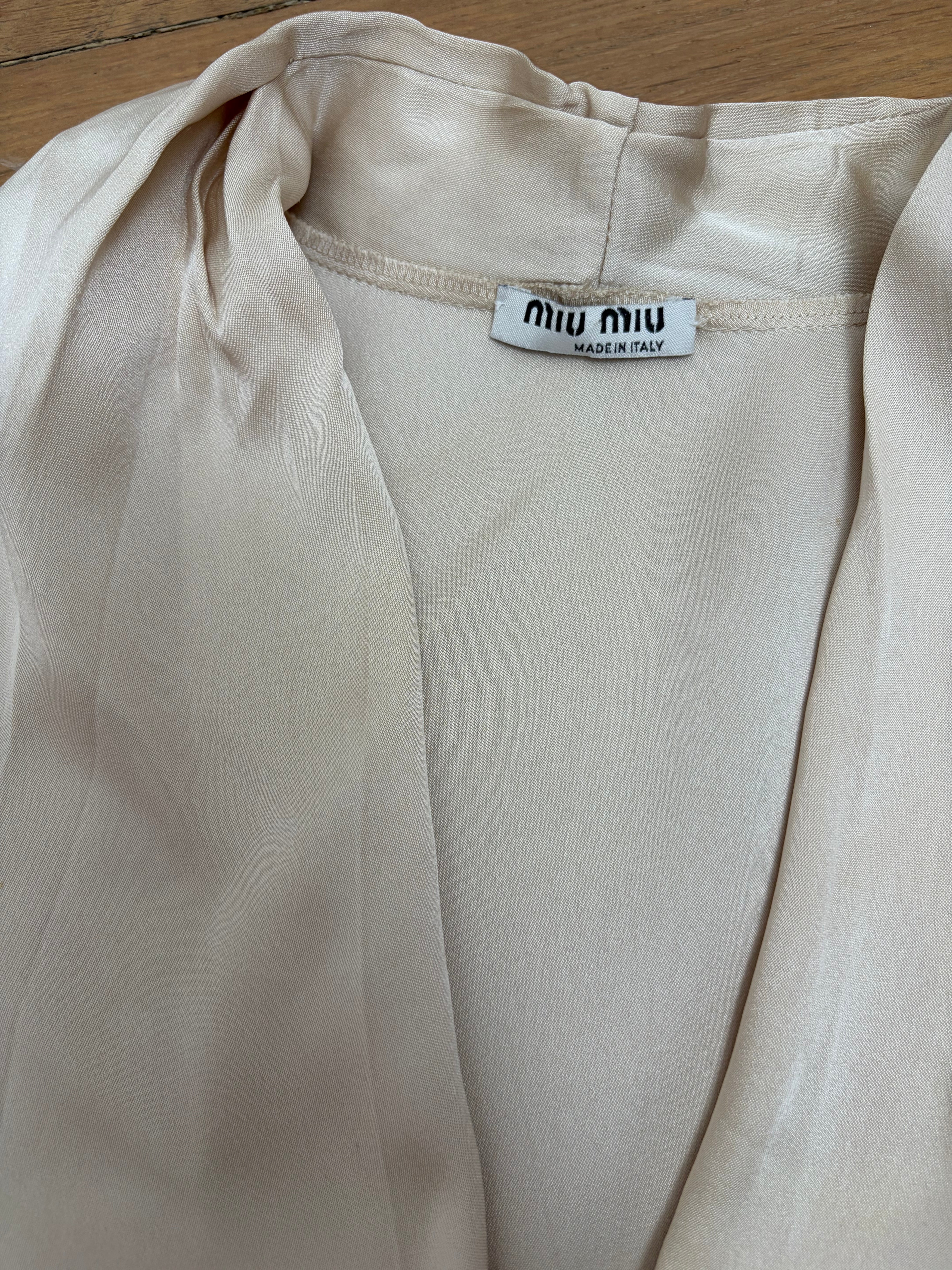 Miu Miu Silk Top