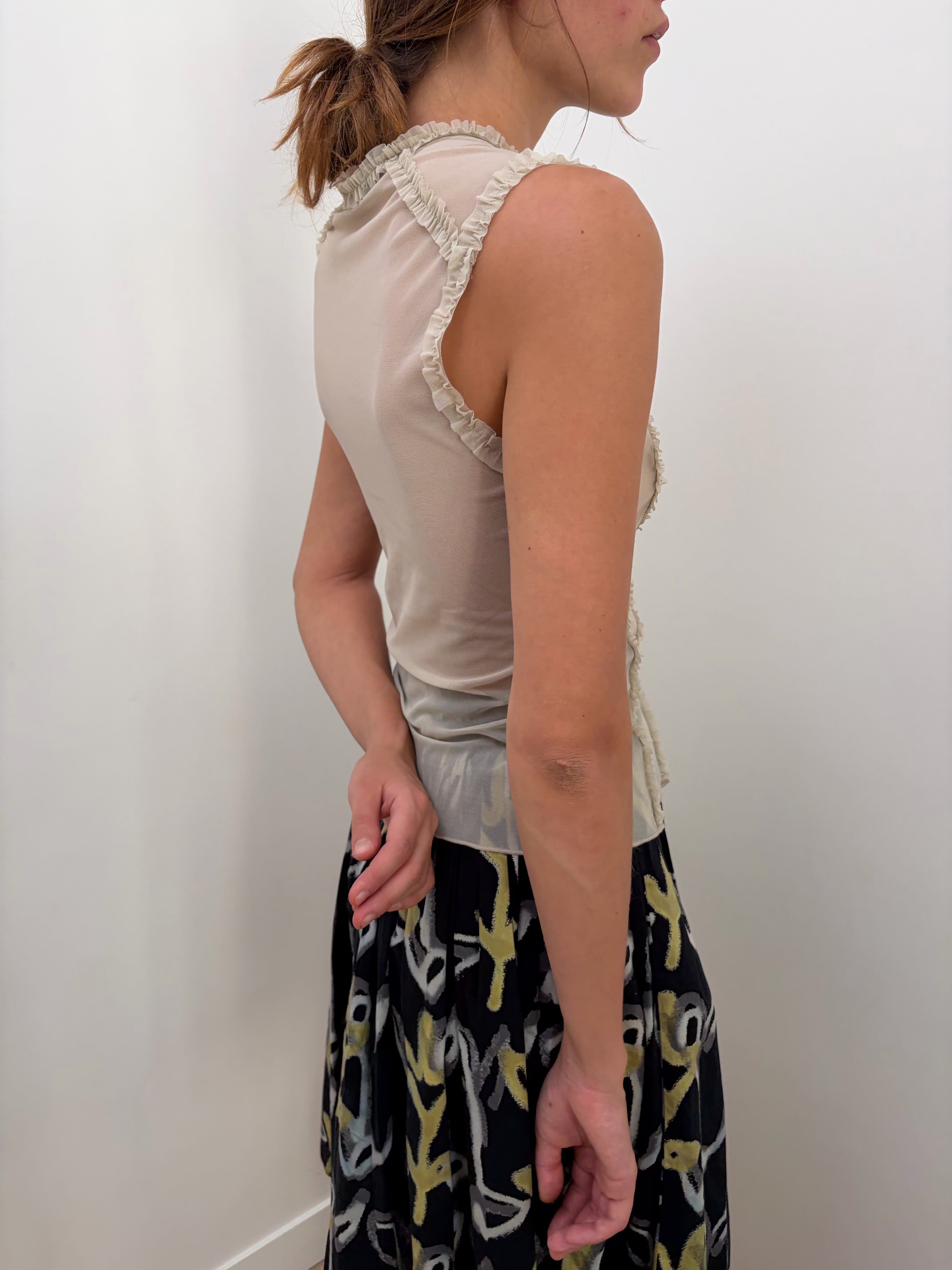 Italien Vintage Mesh Top