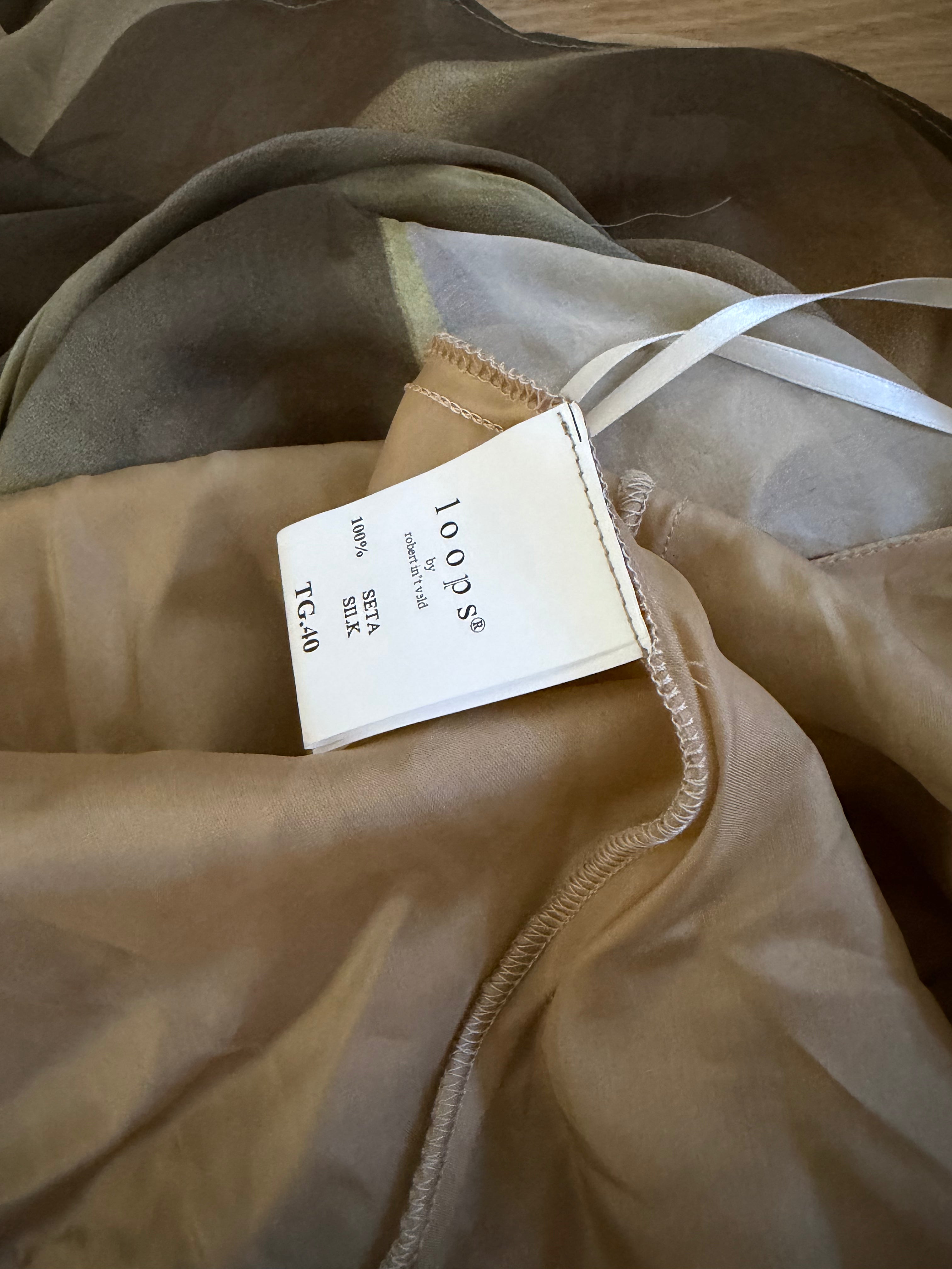 Italien Vintage Silk Dress