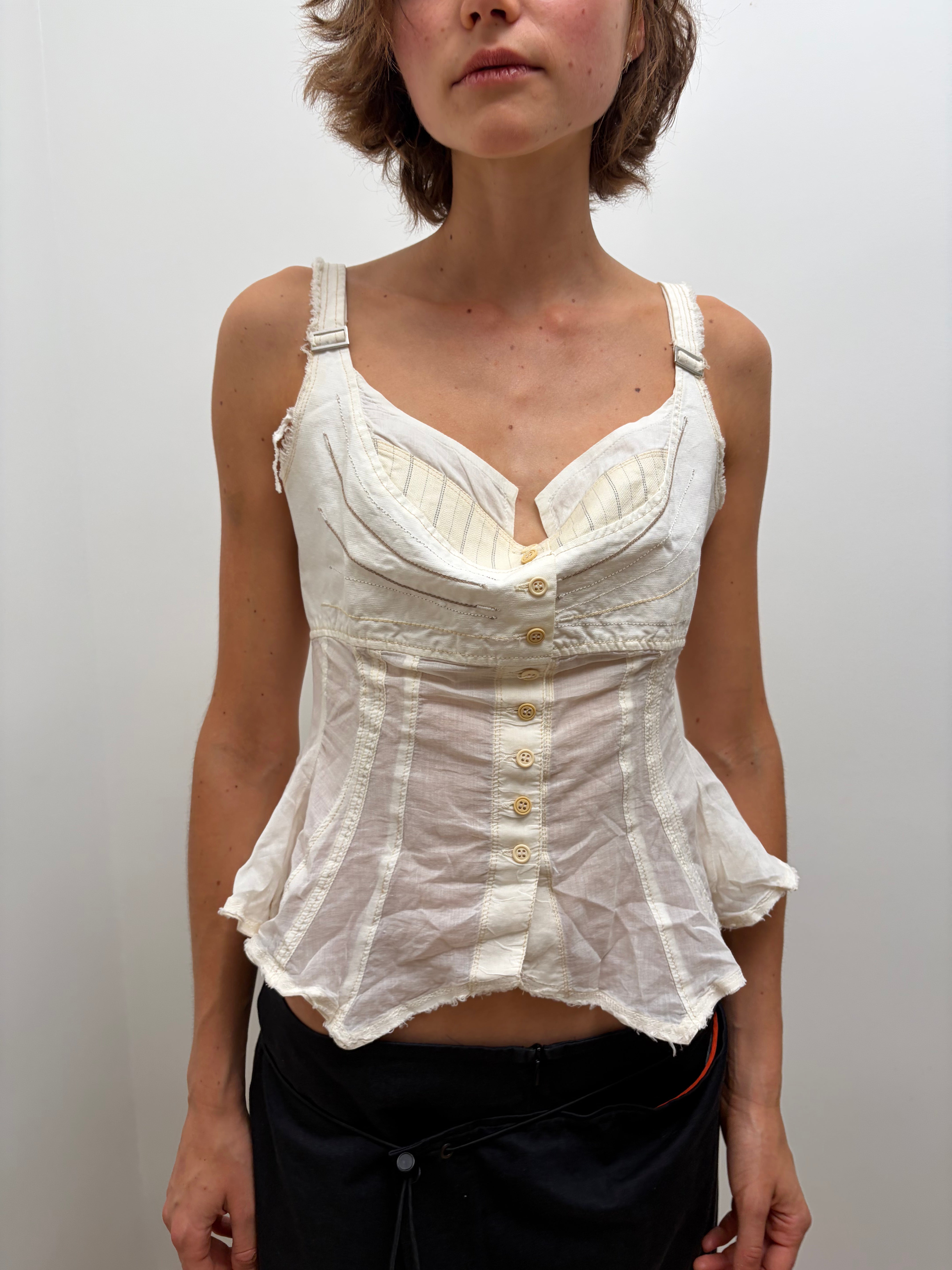 Marithé François Girbaud Corset Top