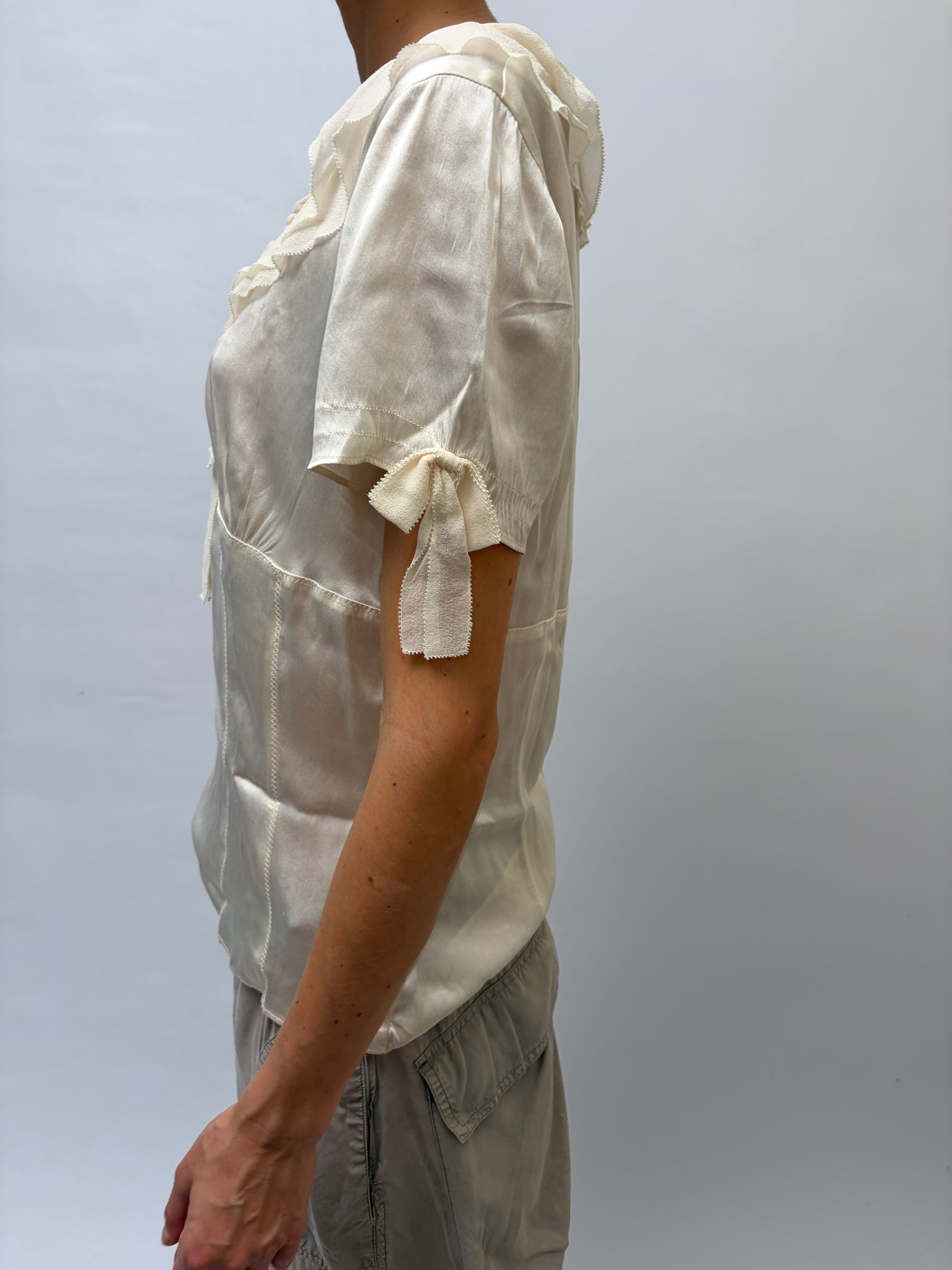 Italien Vintage Silk Top