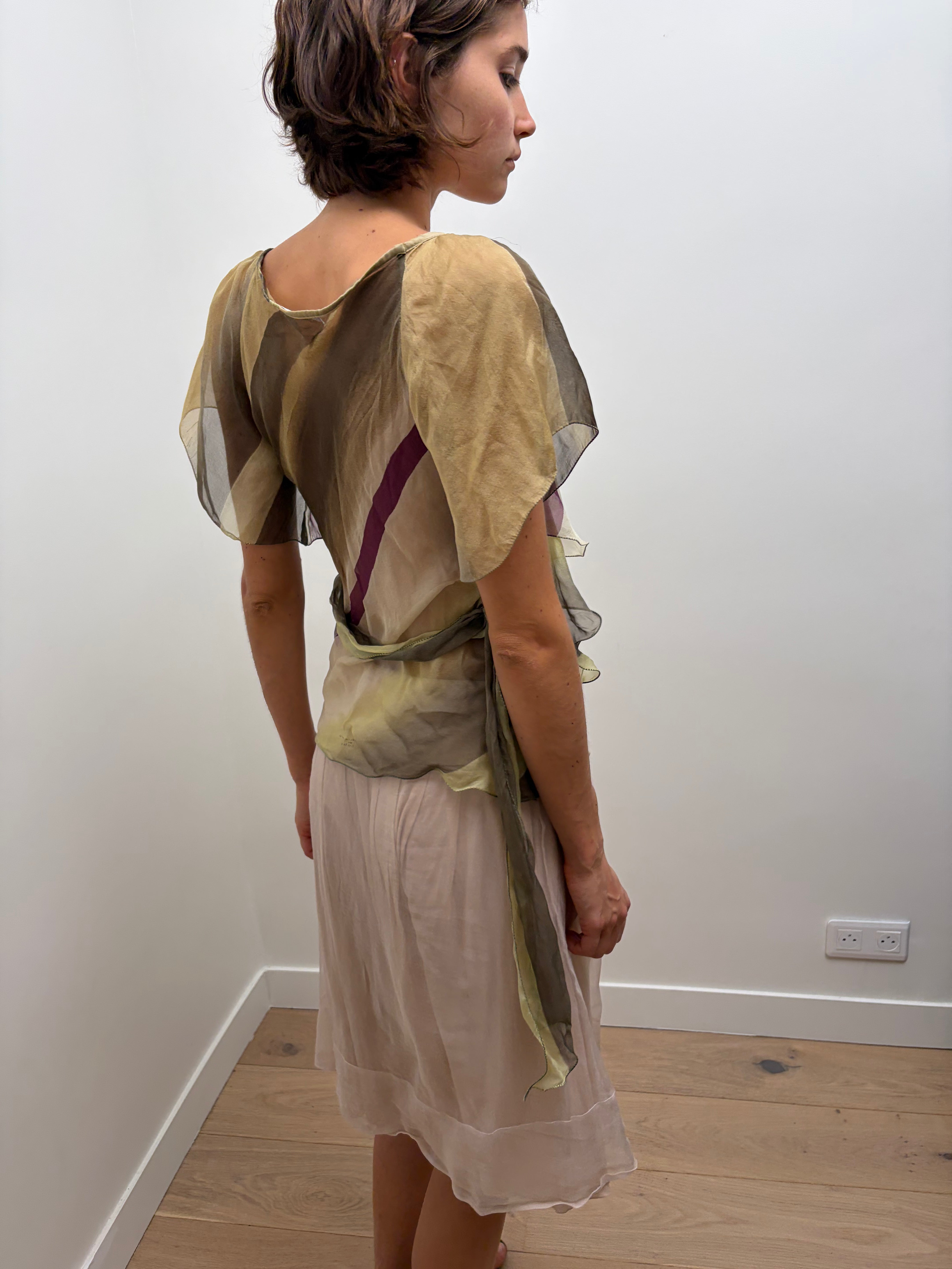 Italien Vintage Silk Top
