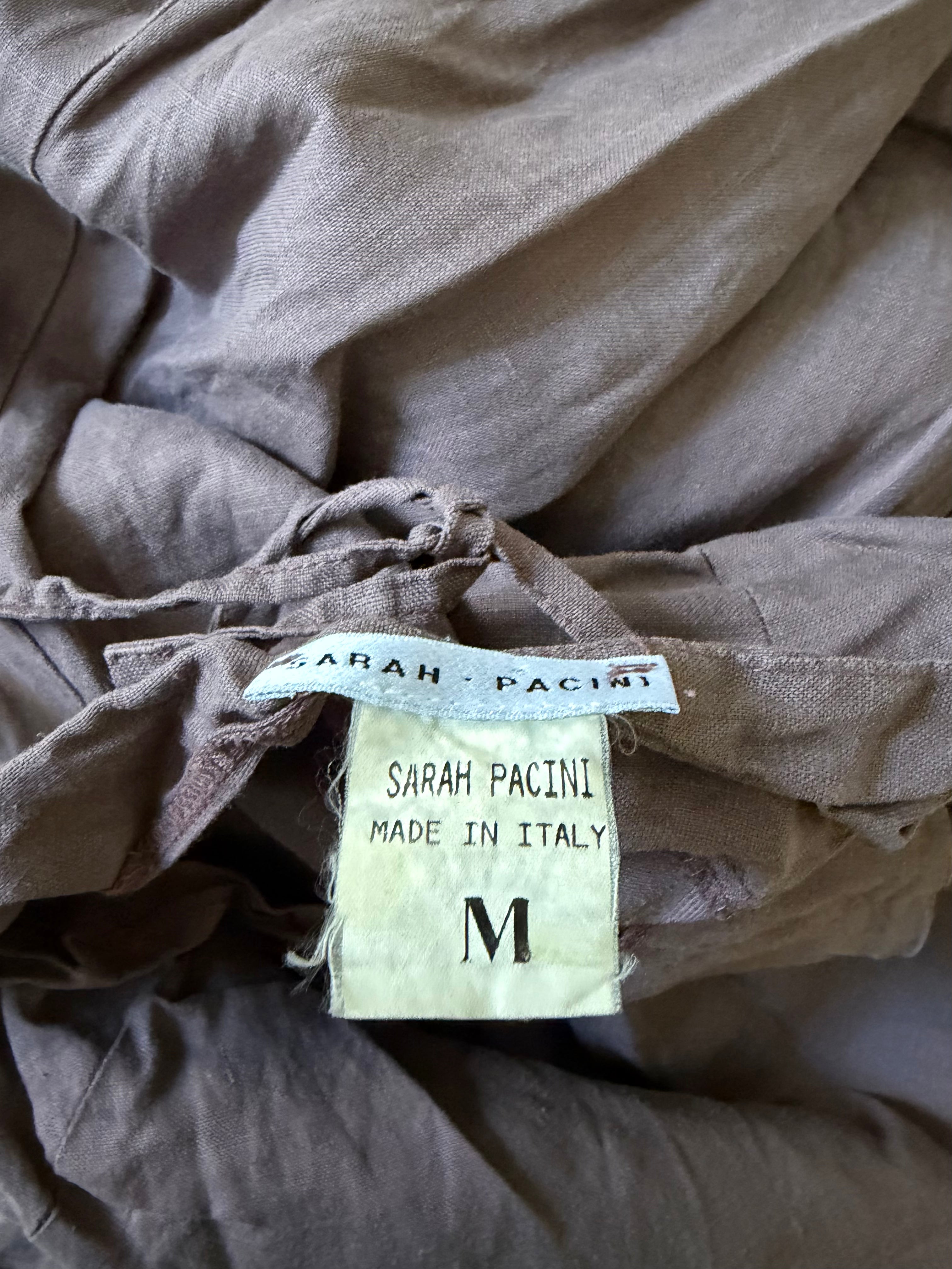 Sarah Pacini Apron Dress
