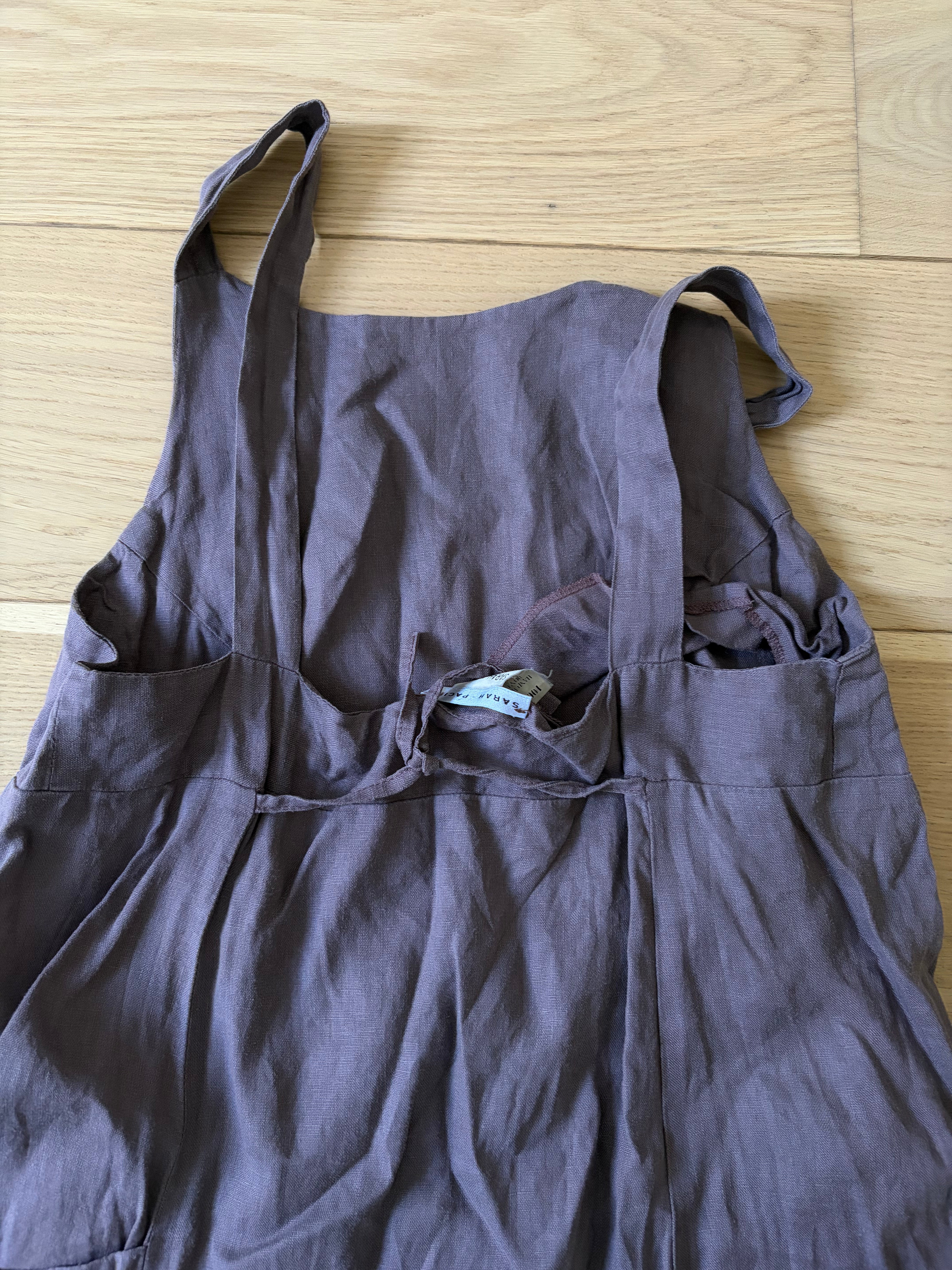 Sarah Pacini Apron Dress
