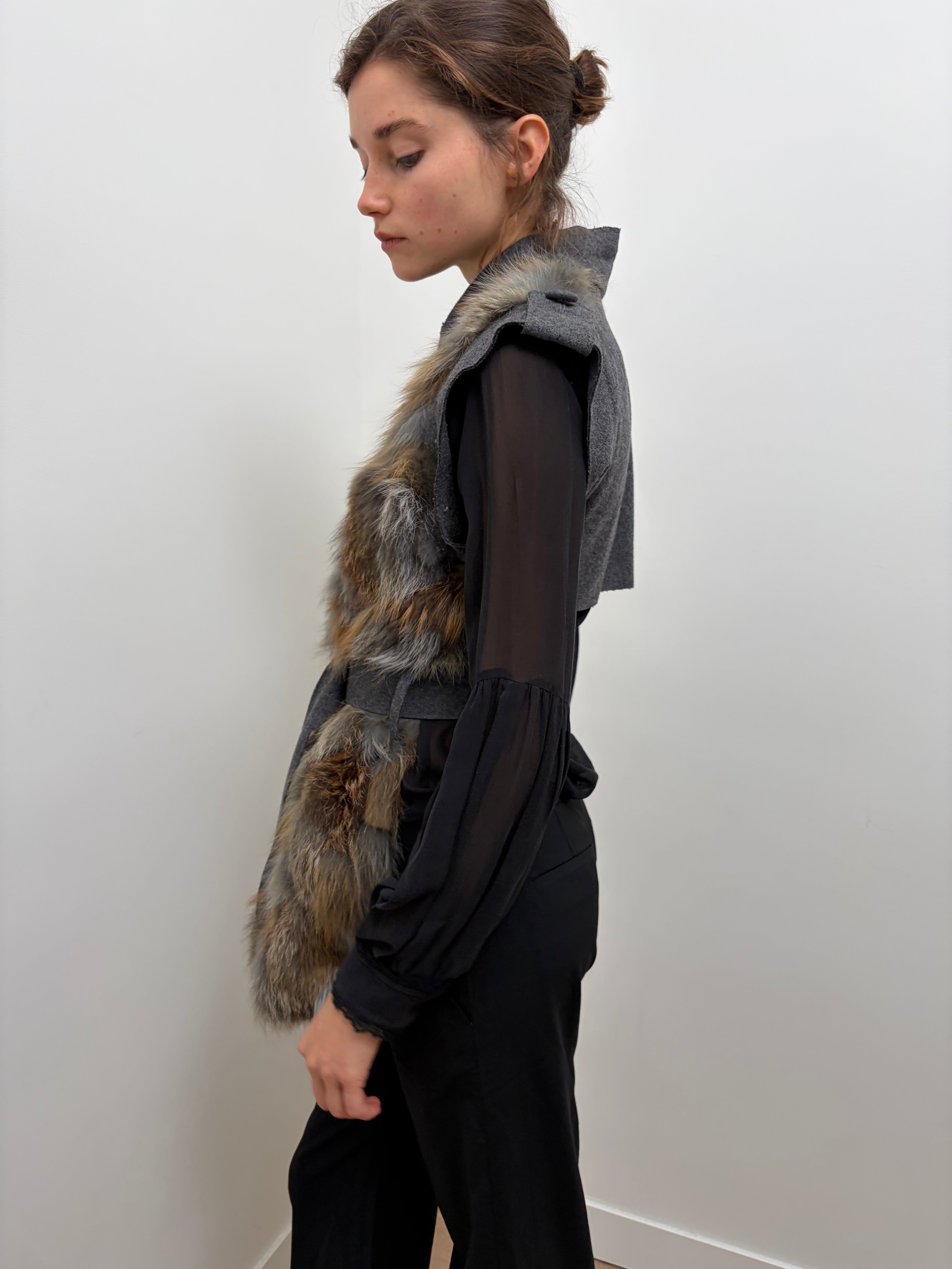 Pinko Fur Vest