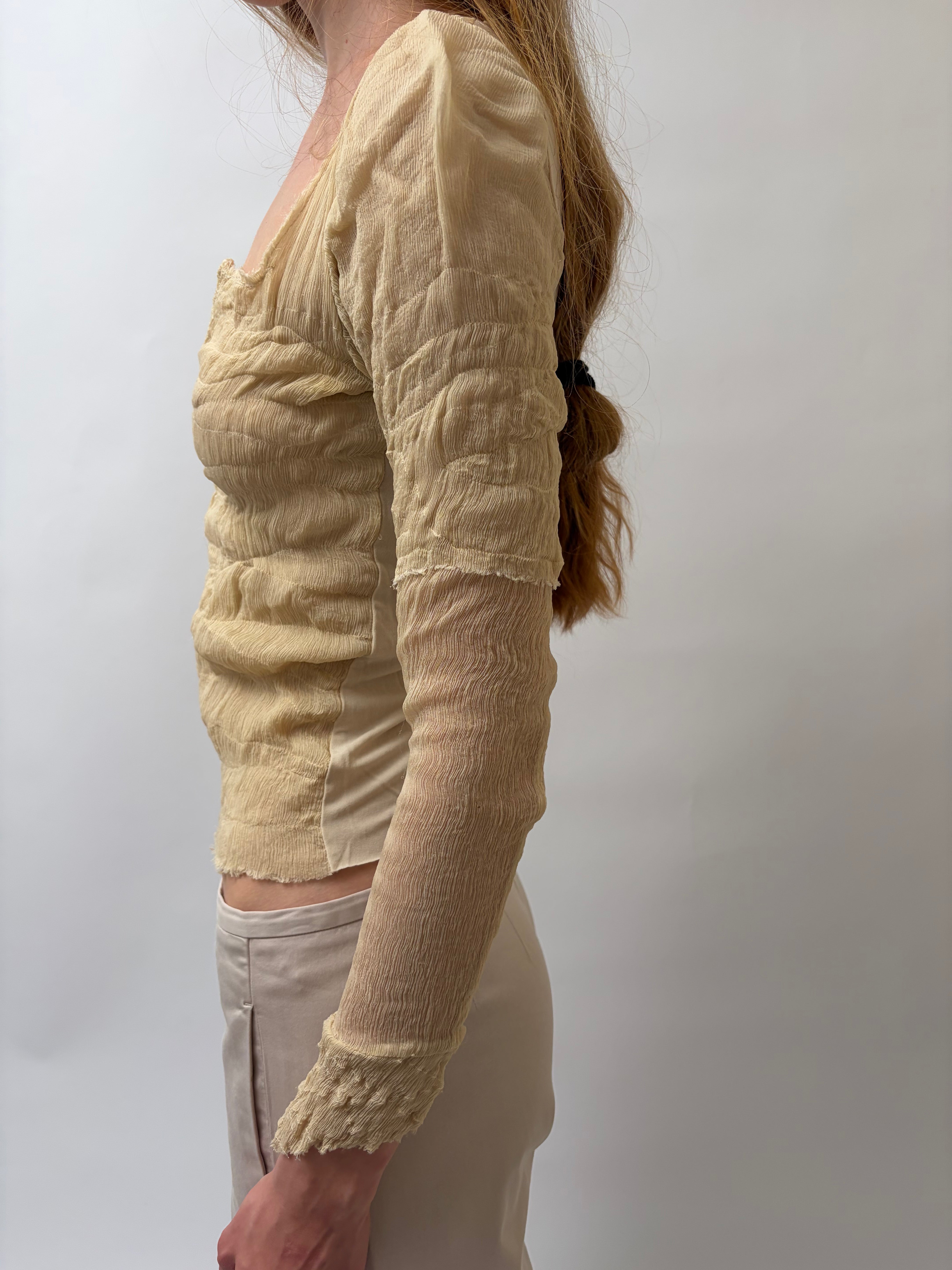 Italien Vintage Silk Top