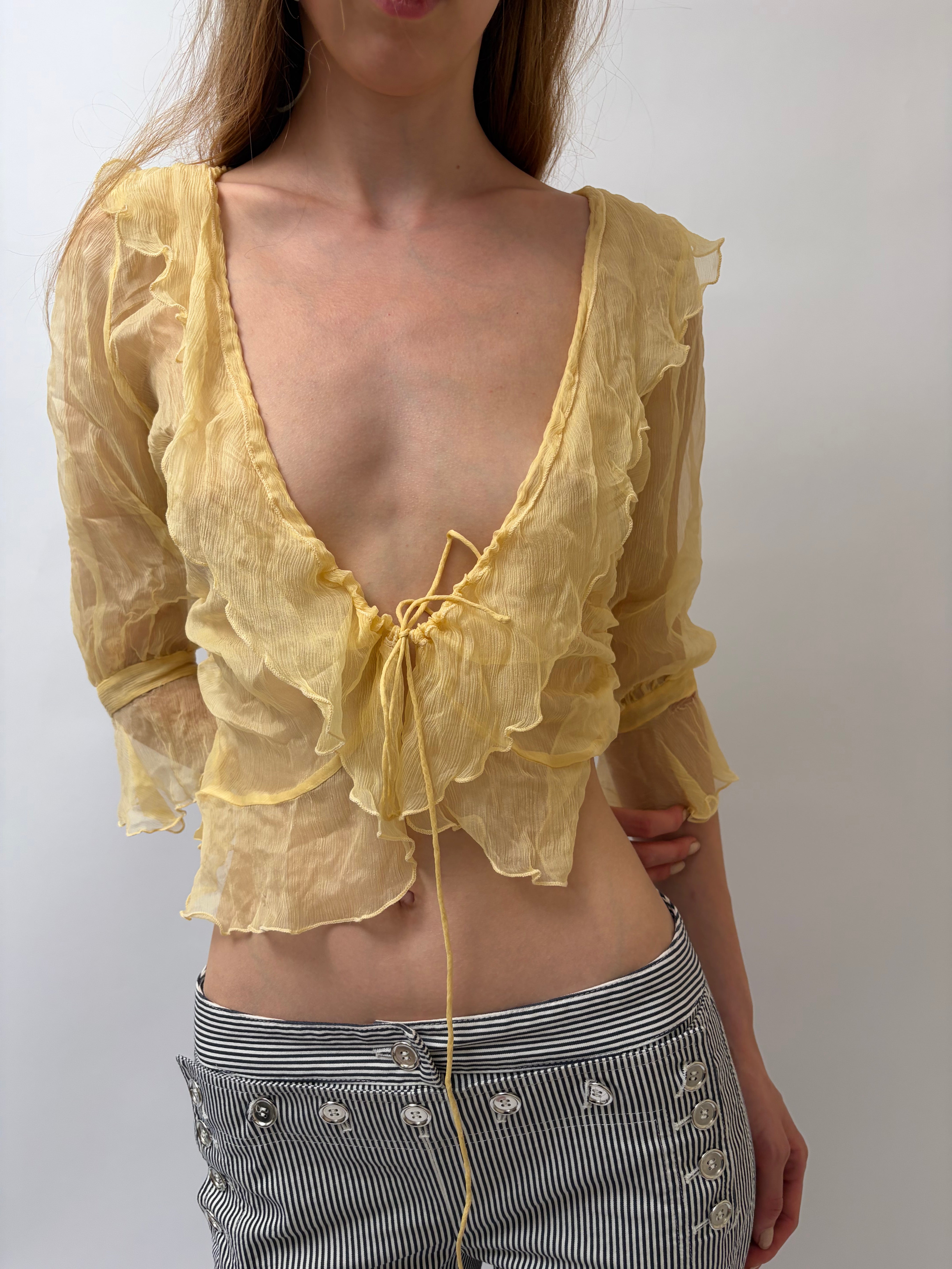 Italien Vintage Silk Top