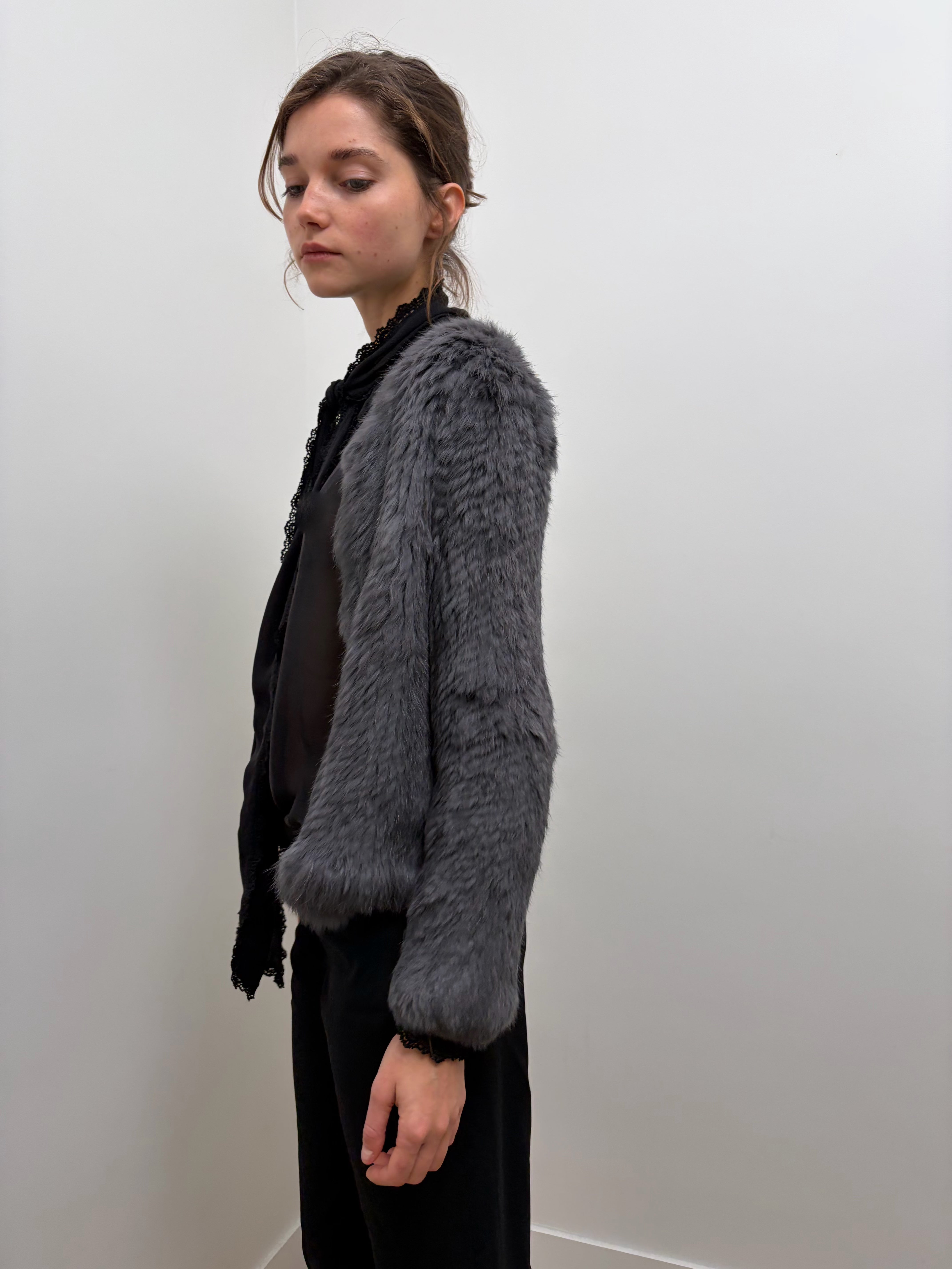 Pinko Fur Cardigan