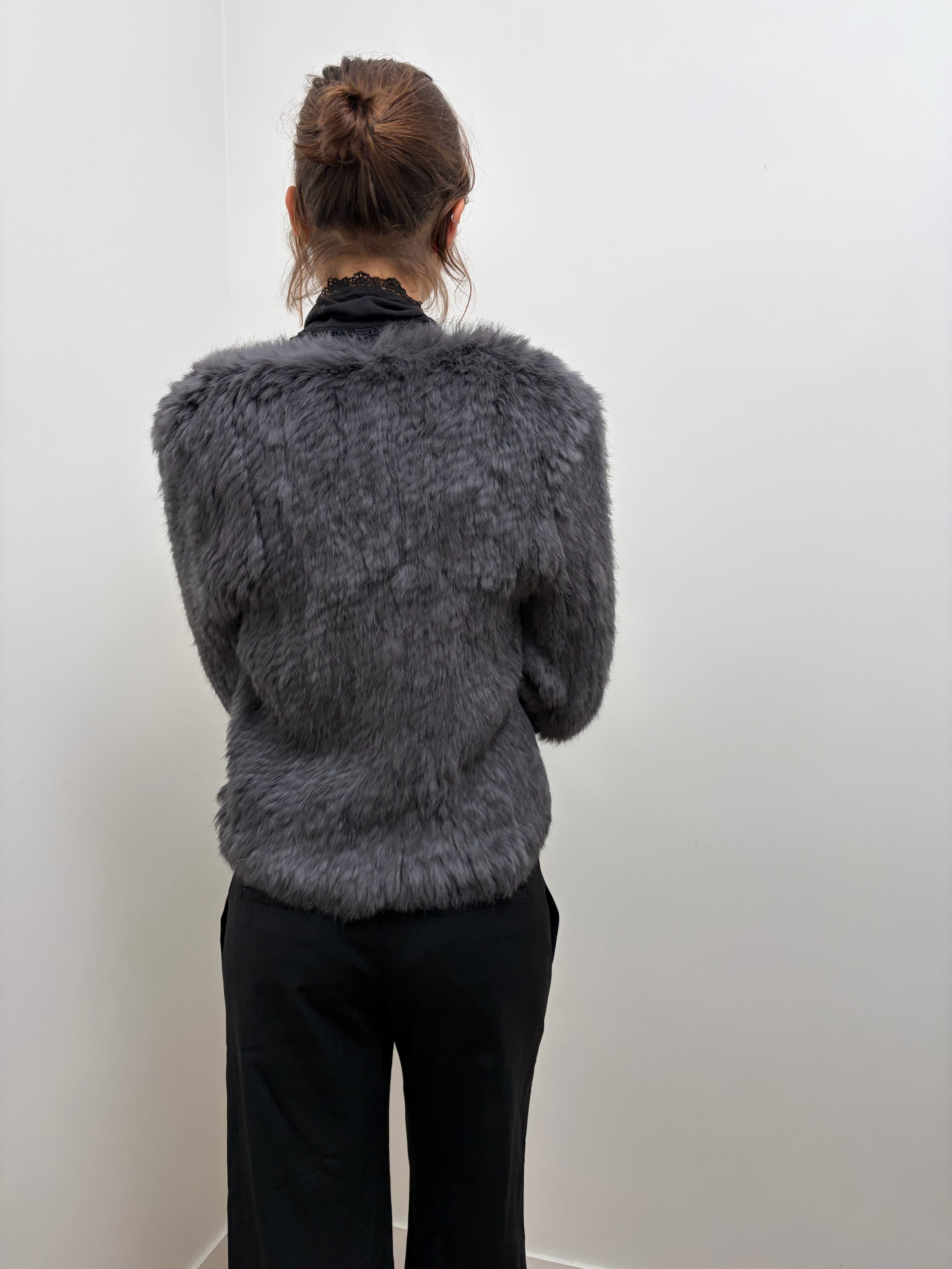 Pinko Fur Cardigan