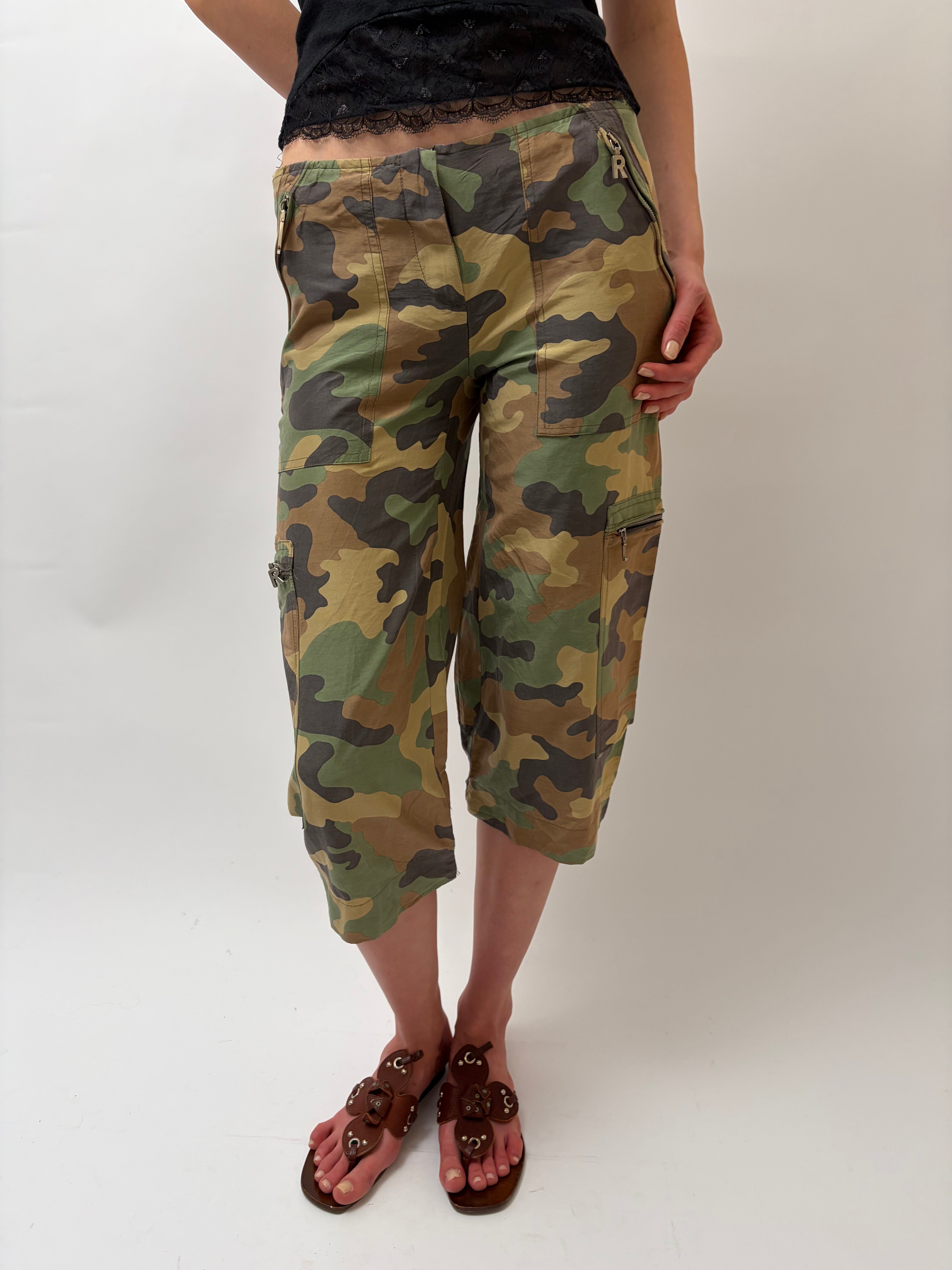 John Richmond Camo Capri