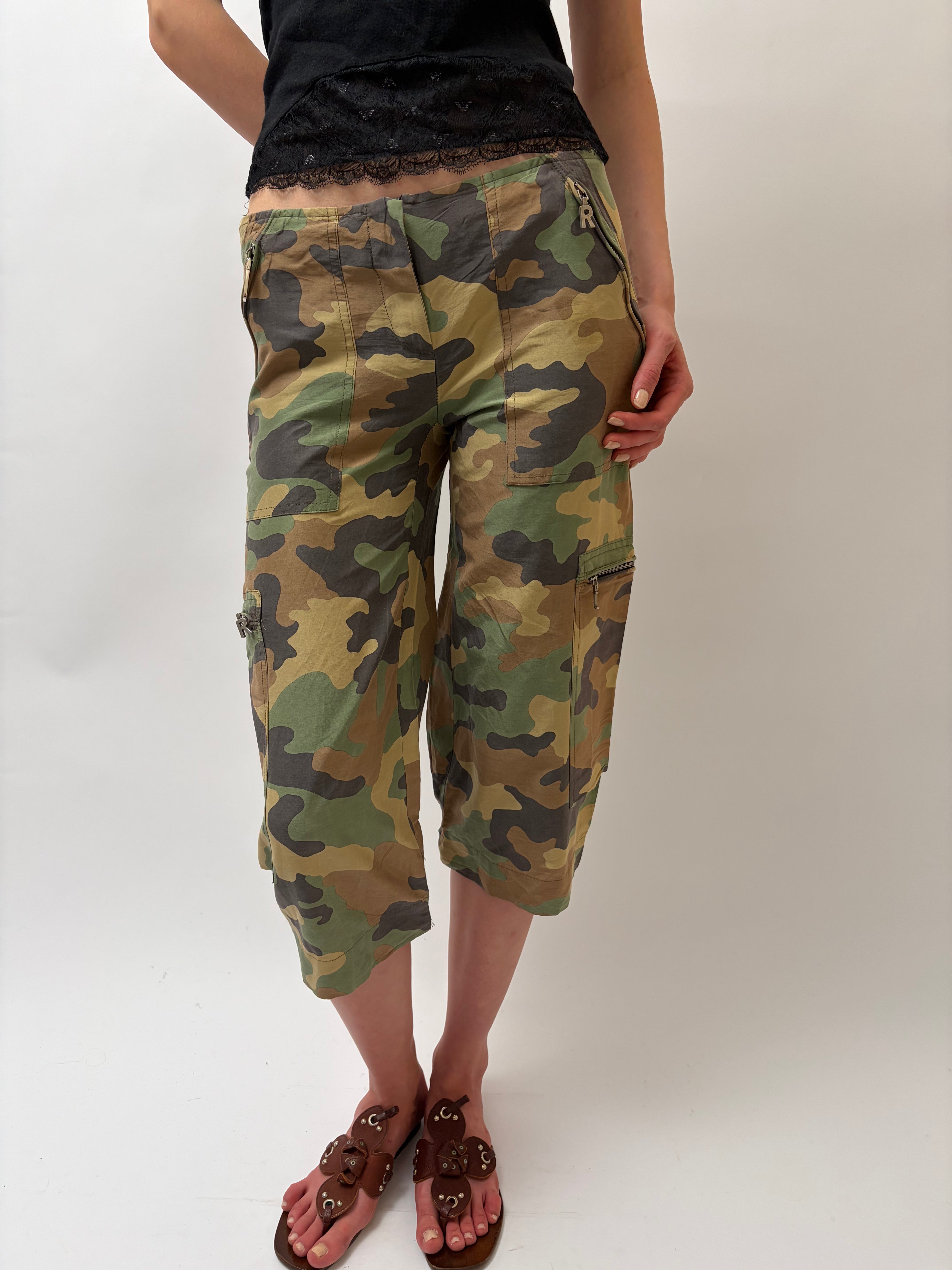 John Richmond Camo Capri