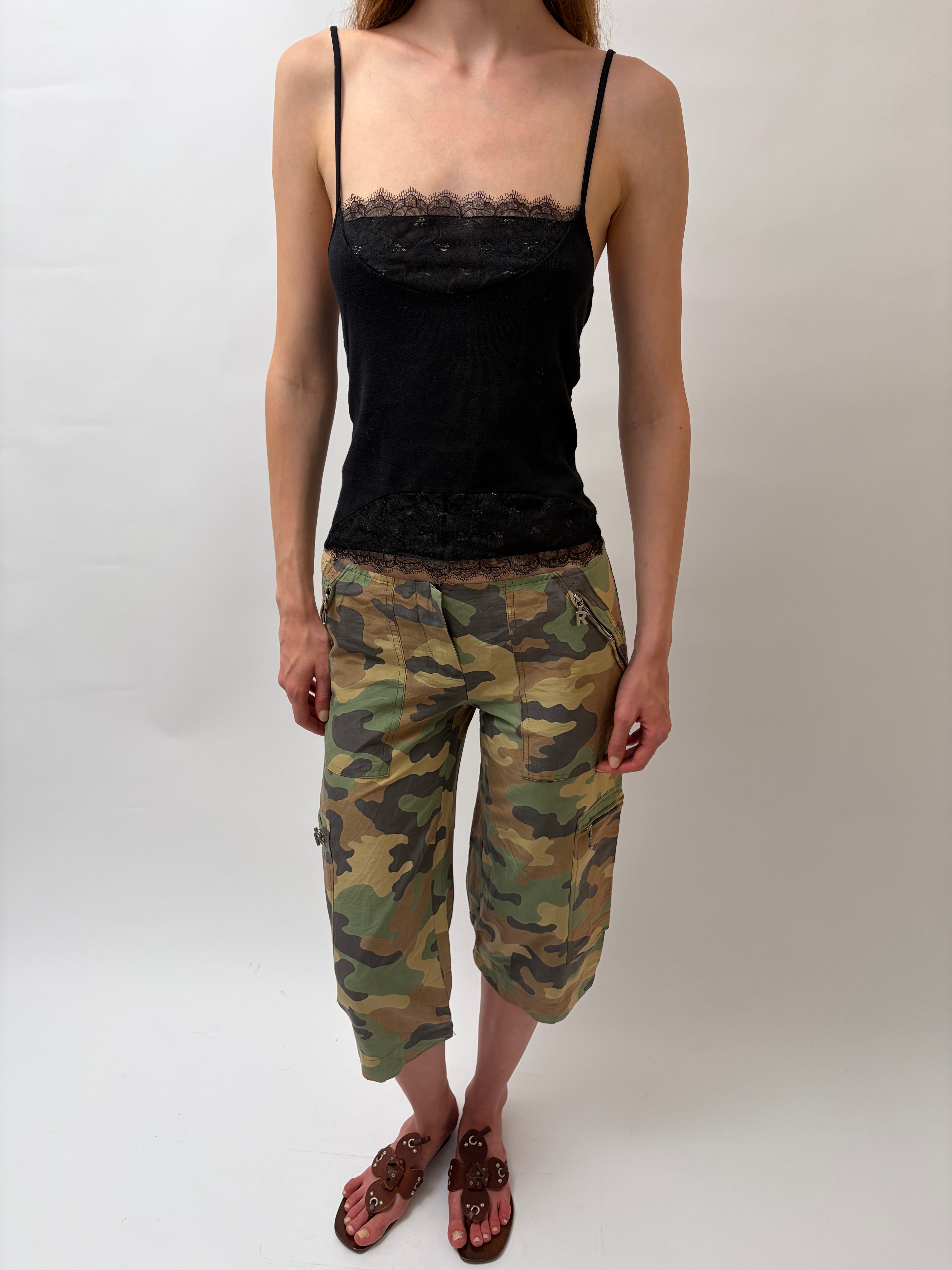 John Richmond Camo Capri