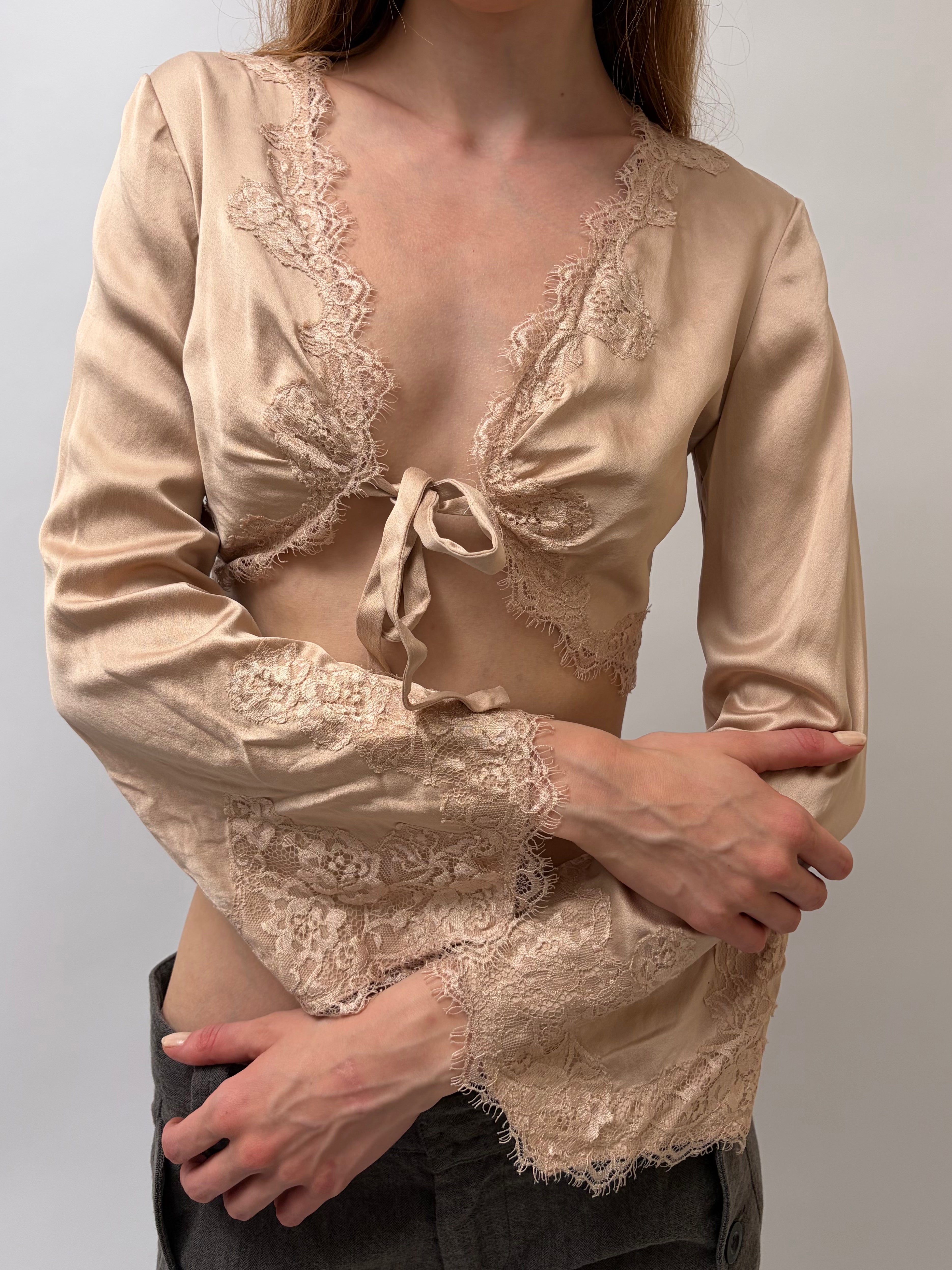 Italien Vintage Silk Bolero