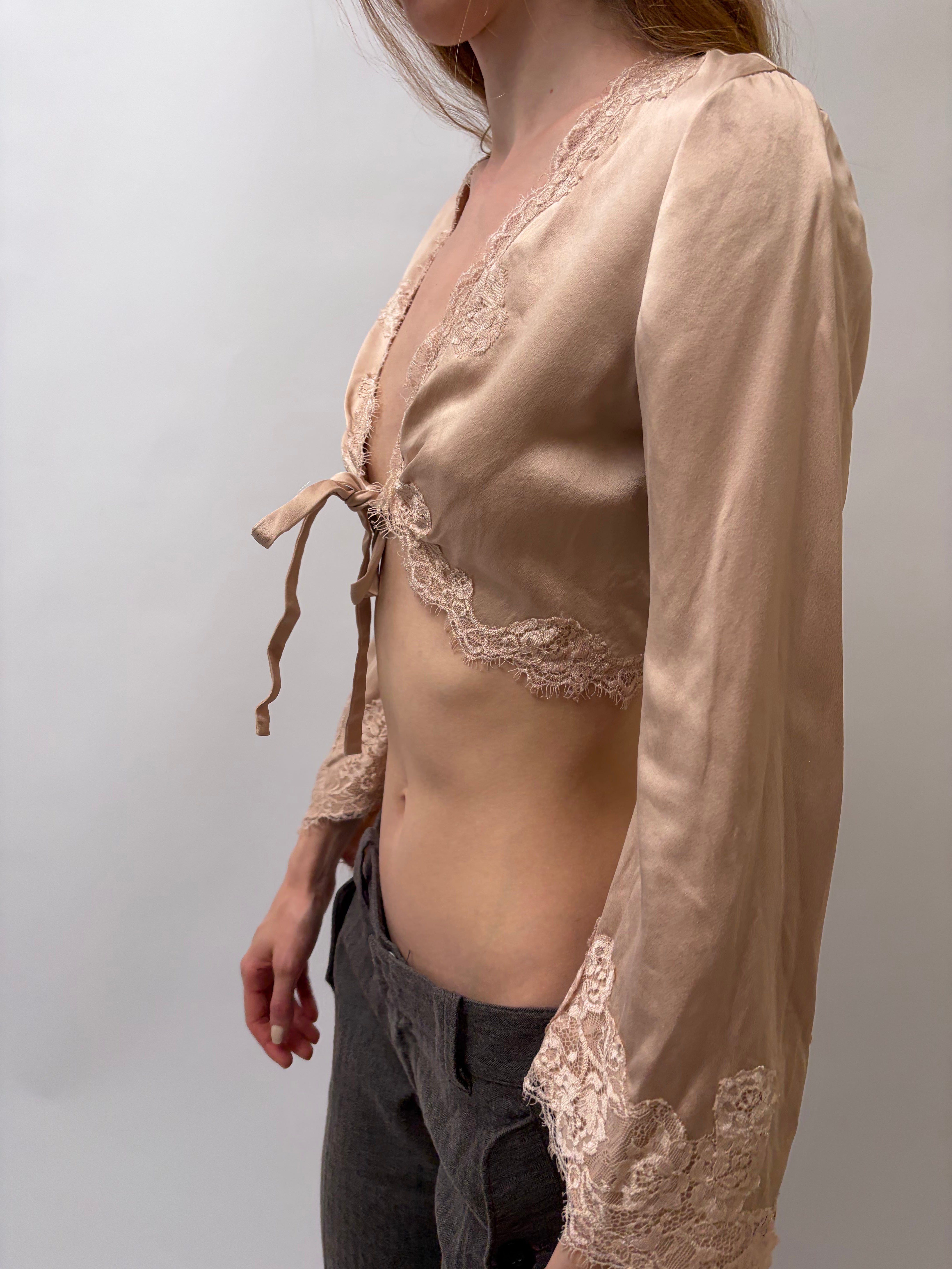 Italien Vintage Silk Bolero