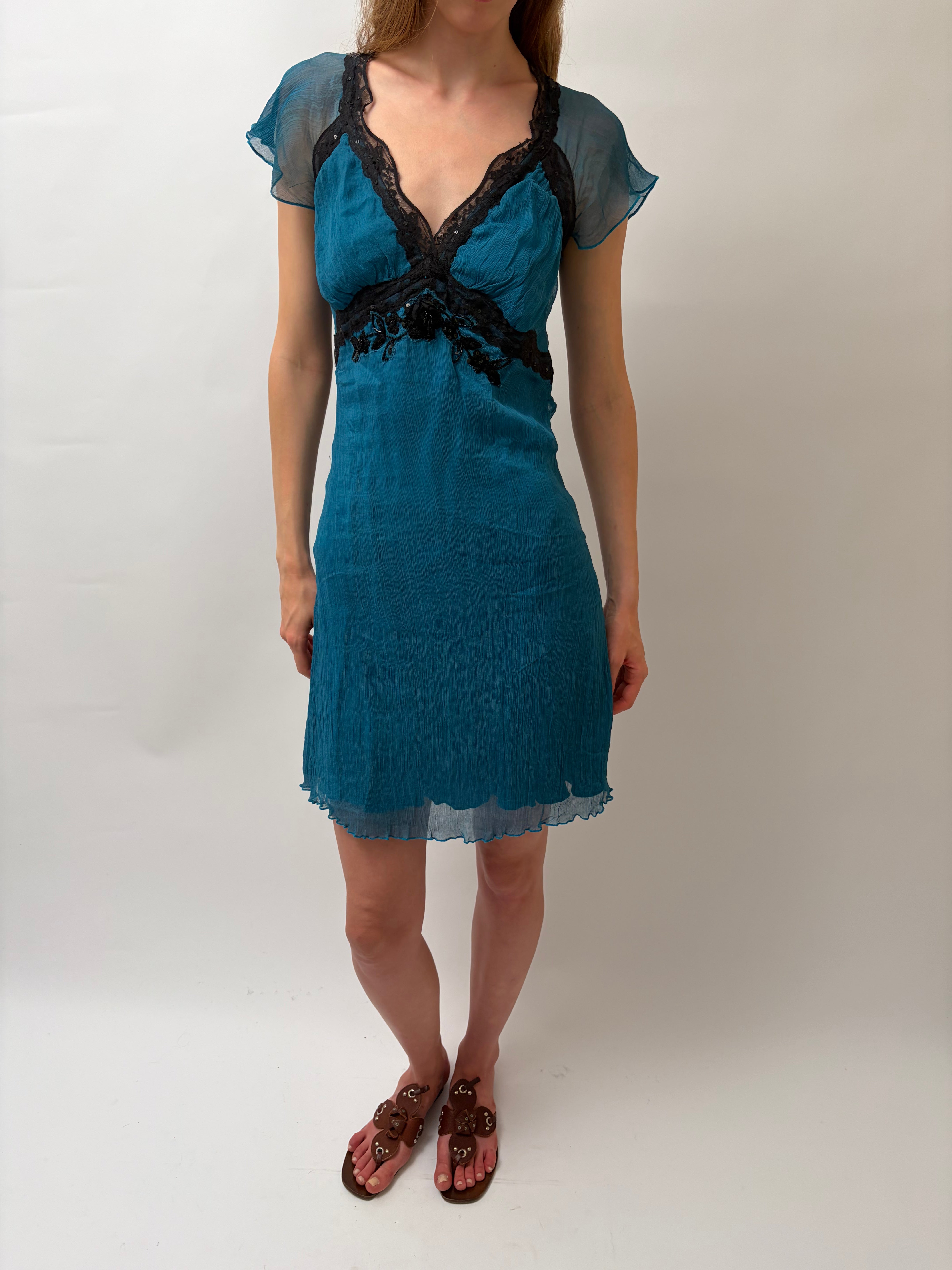 Italien Vintgae Silk Dress