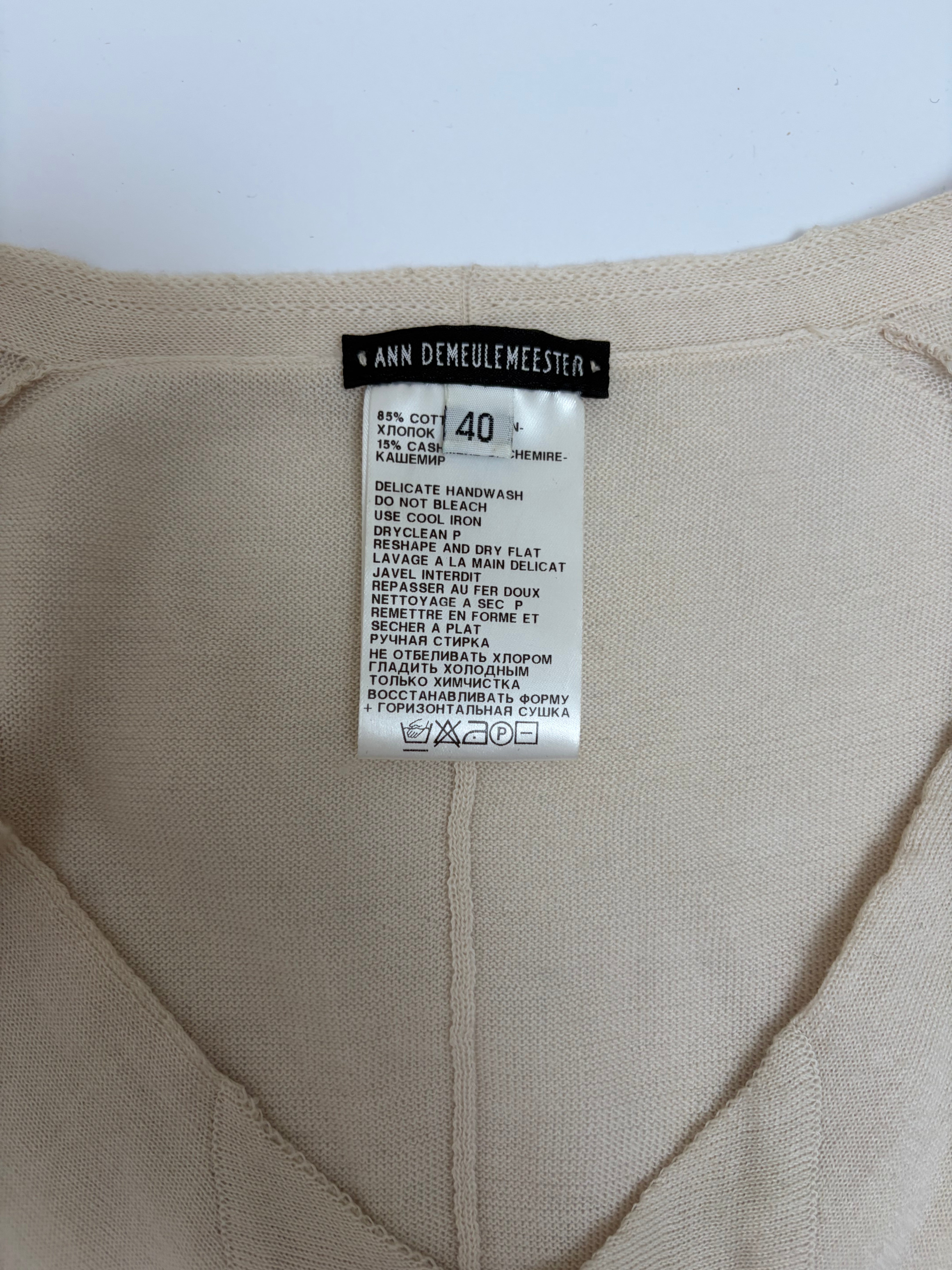 Ann Demeulemeester Tank