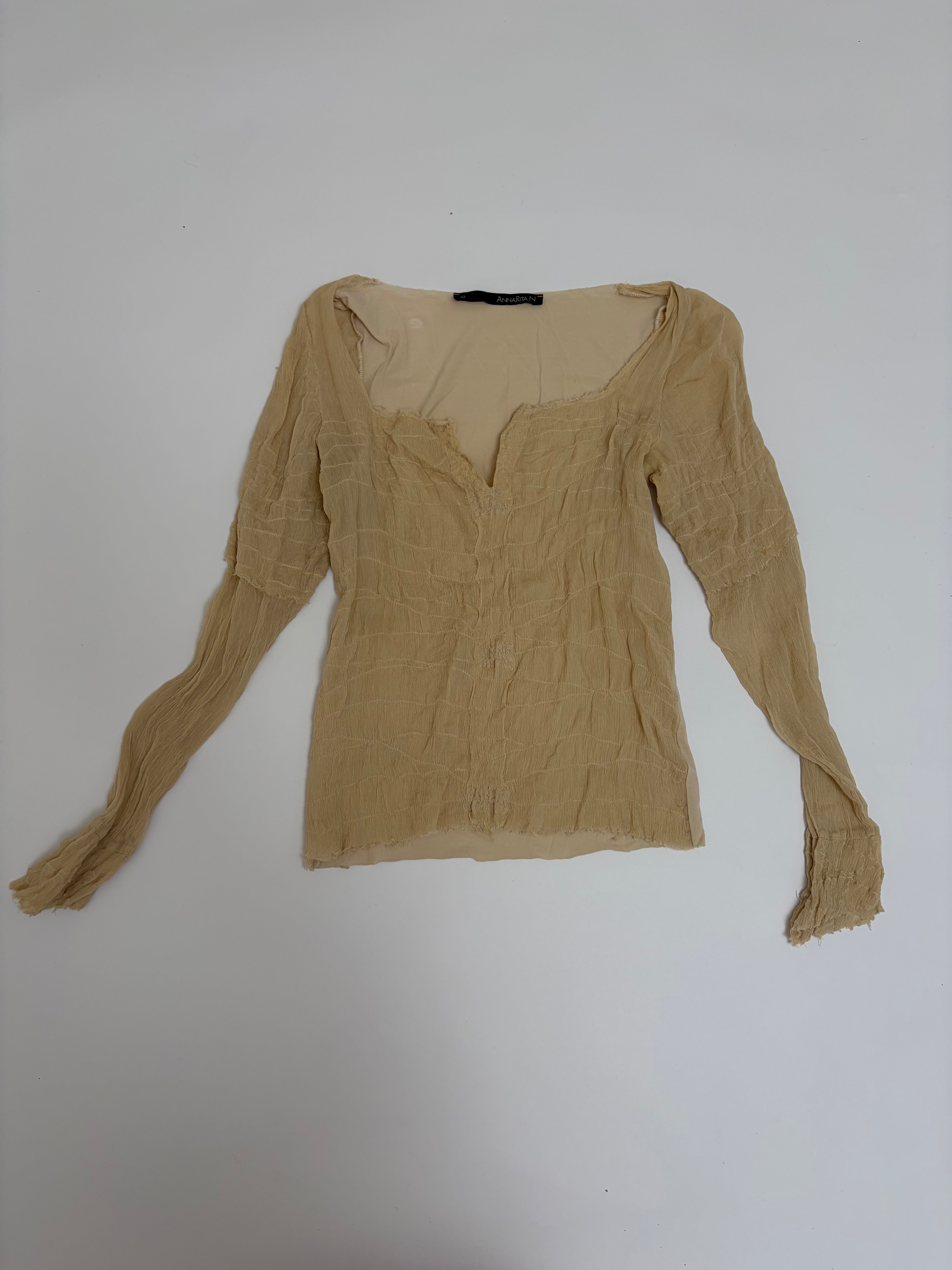 Italien Vintage Silk Top