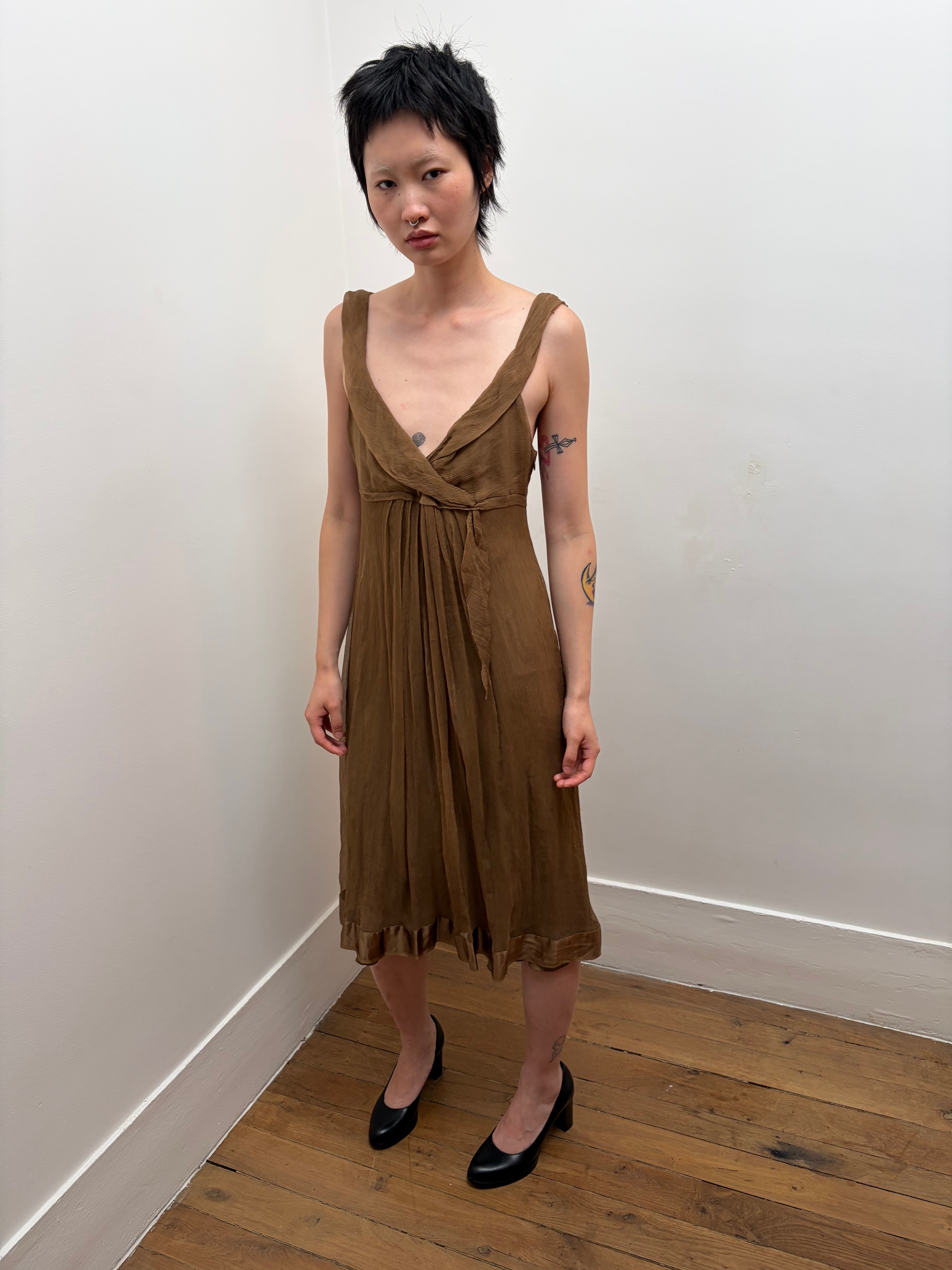 Italien Vintage Silk Dress