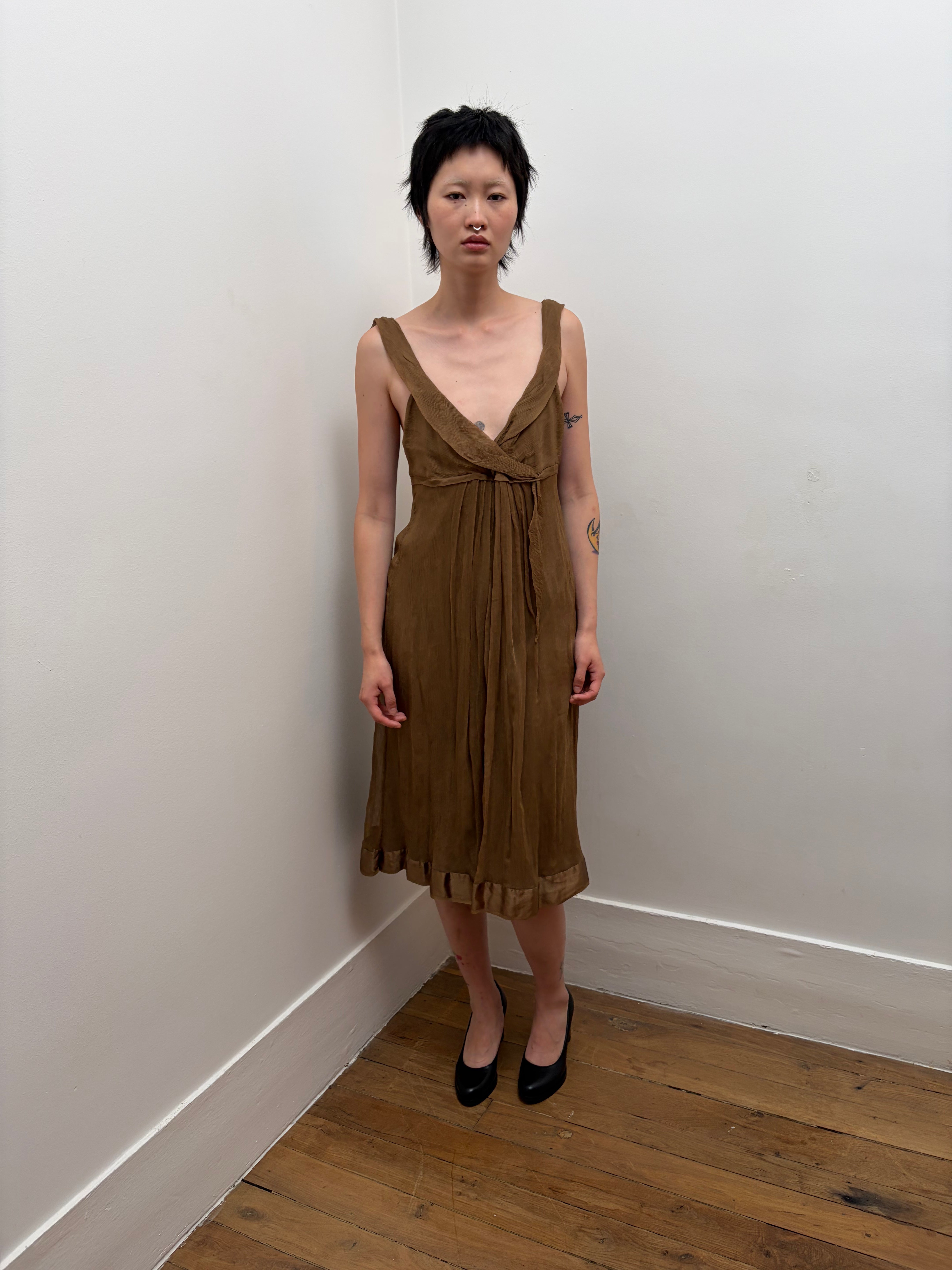 Italien Vintage Silk Dress