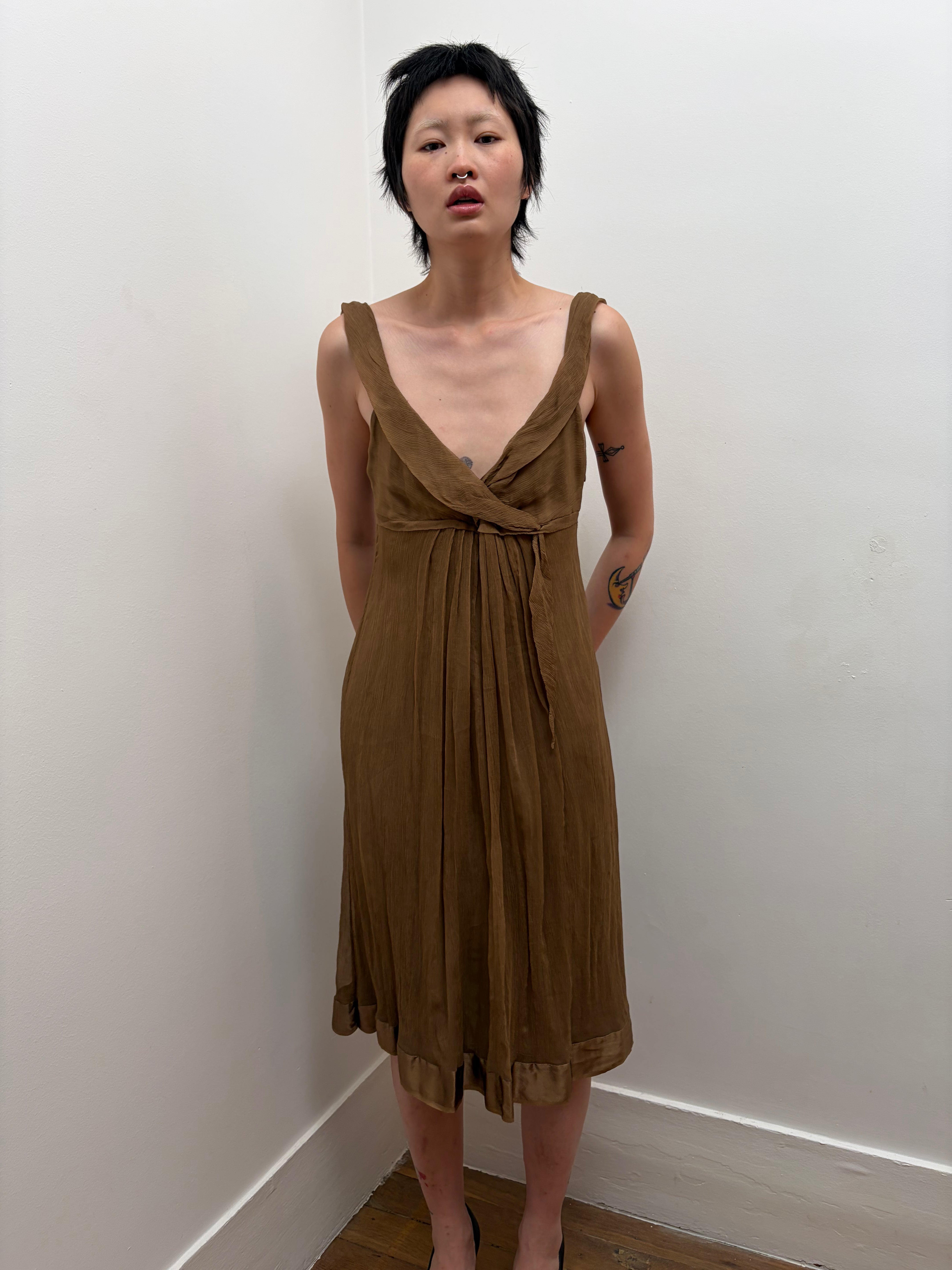 Italien Vintage Silk Dress