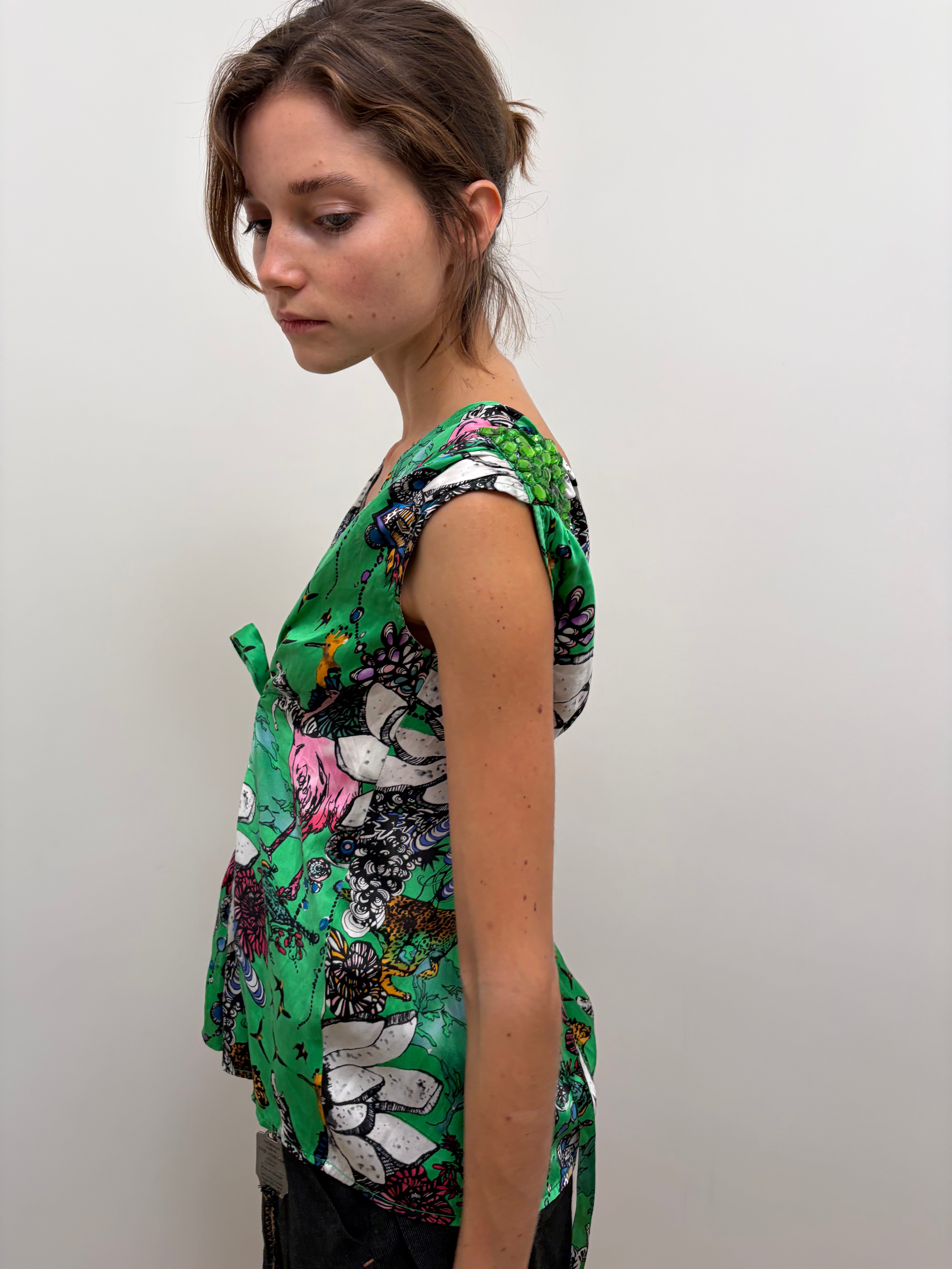Italien Vintage Silk Tank